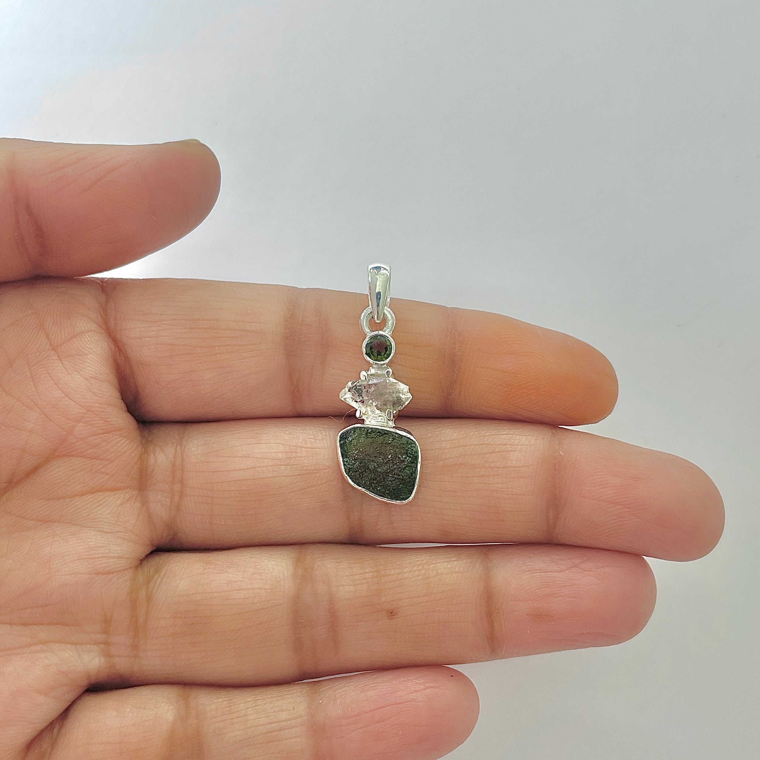 Moldavite Pendant-(MLD-1-52)