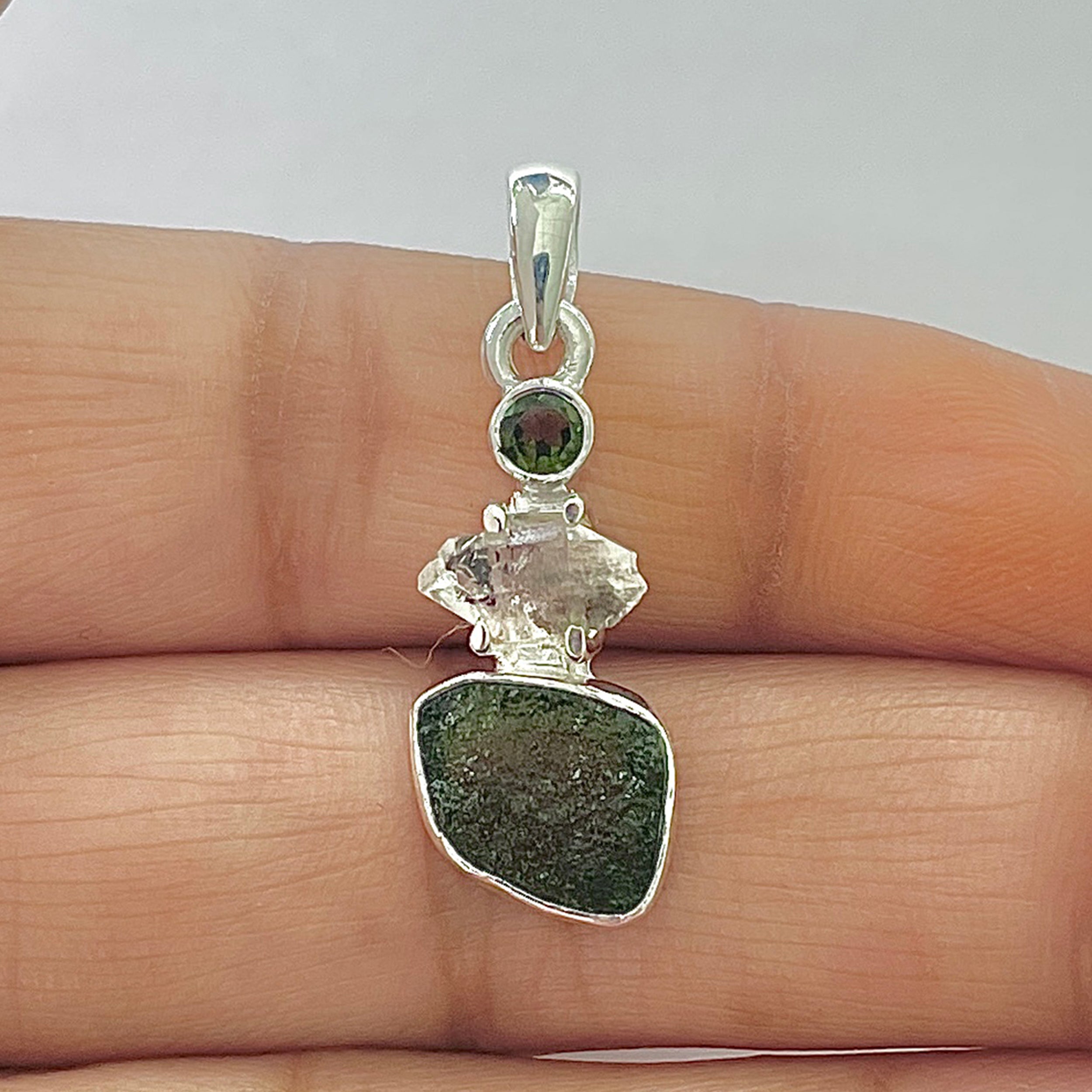 Moldavite Pendant-(MLD-1-52)