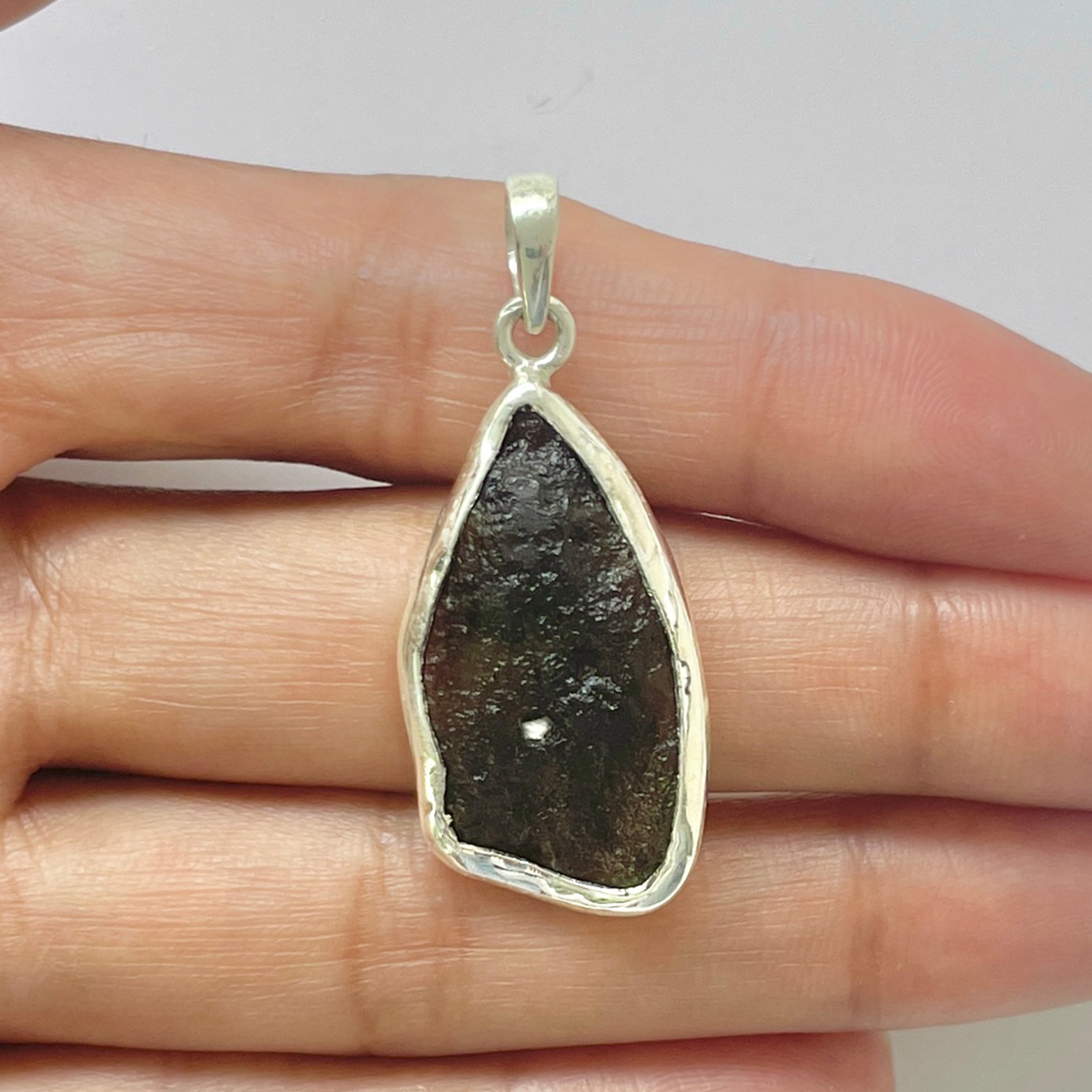 Moldavite Pendant-(MLD-1-54)