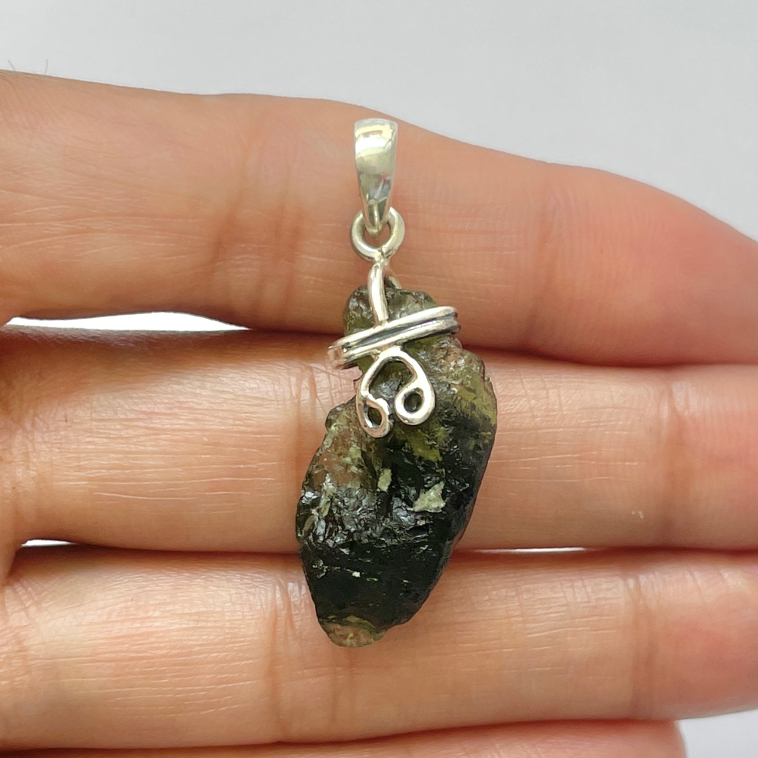 Moldavite Pendant-(MLD-1-55)