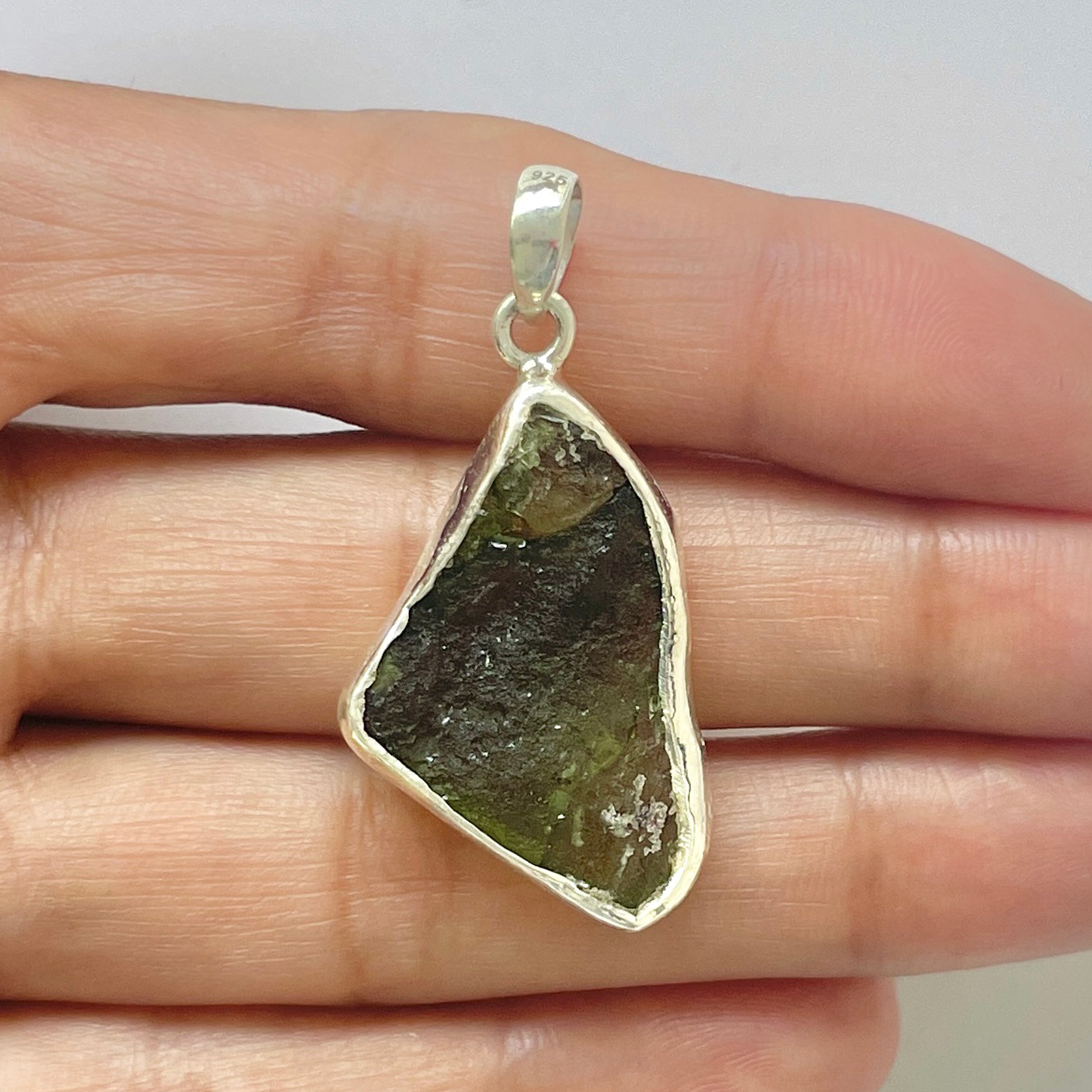 Moldavite Pendant-(MLD-1-56)