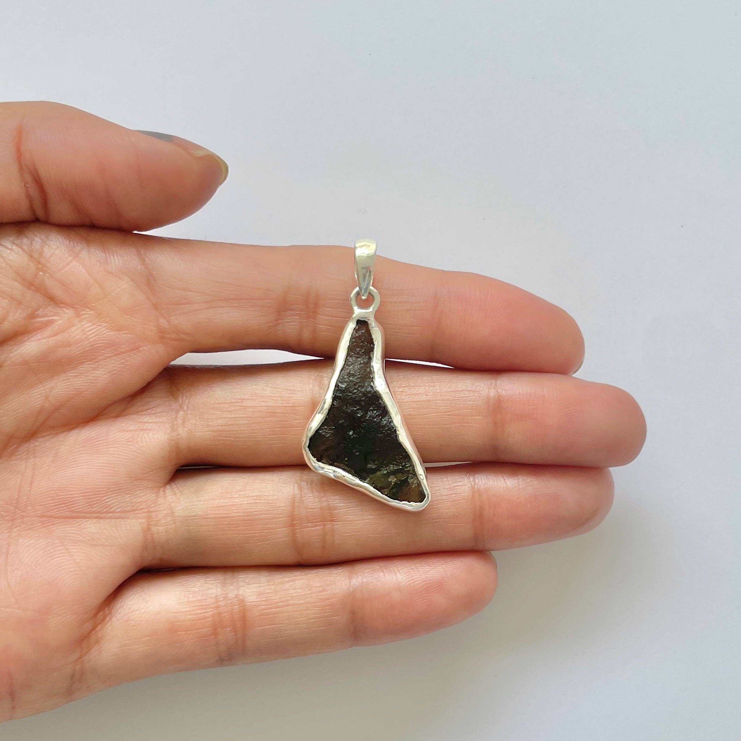 Moldavite Pendant-(MLD-1-59)