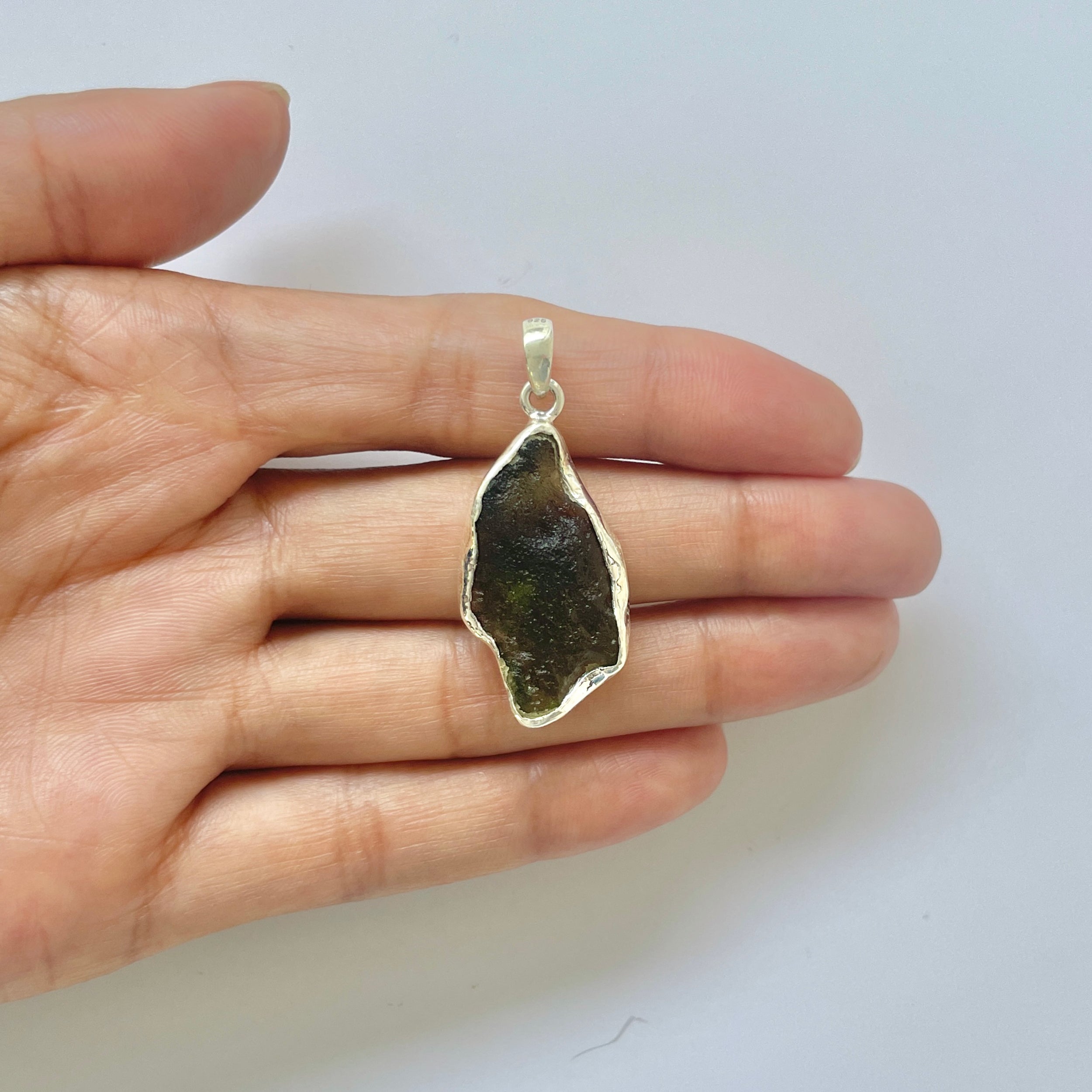 Moldavite Pendant-(MLD-1-66)