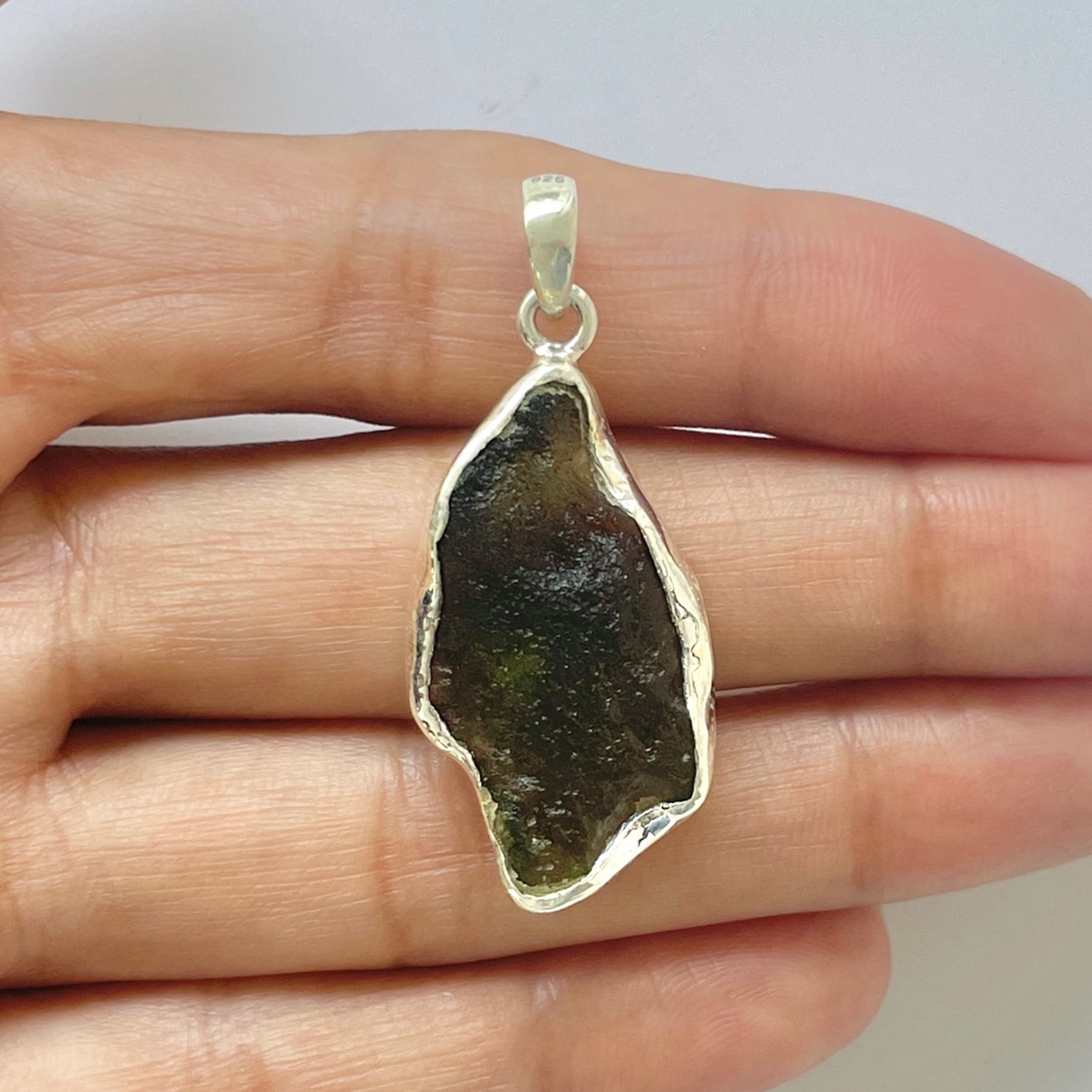 Moldavite Pendant-(MLD-1-66)