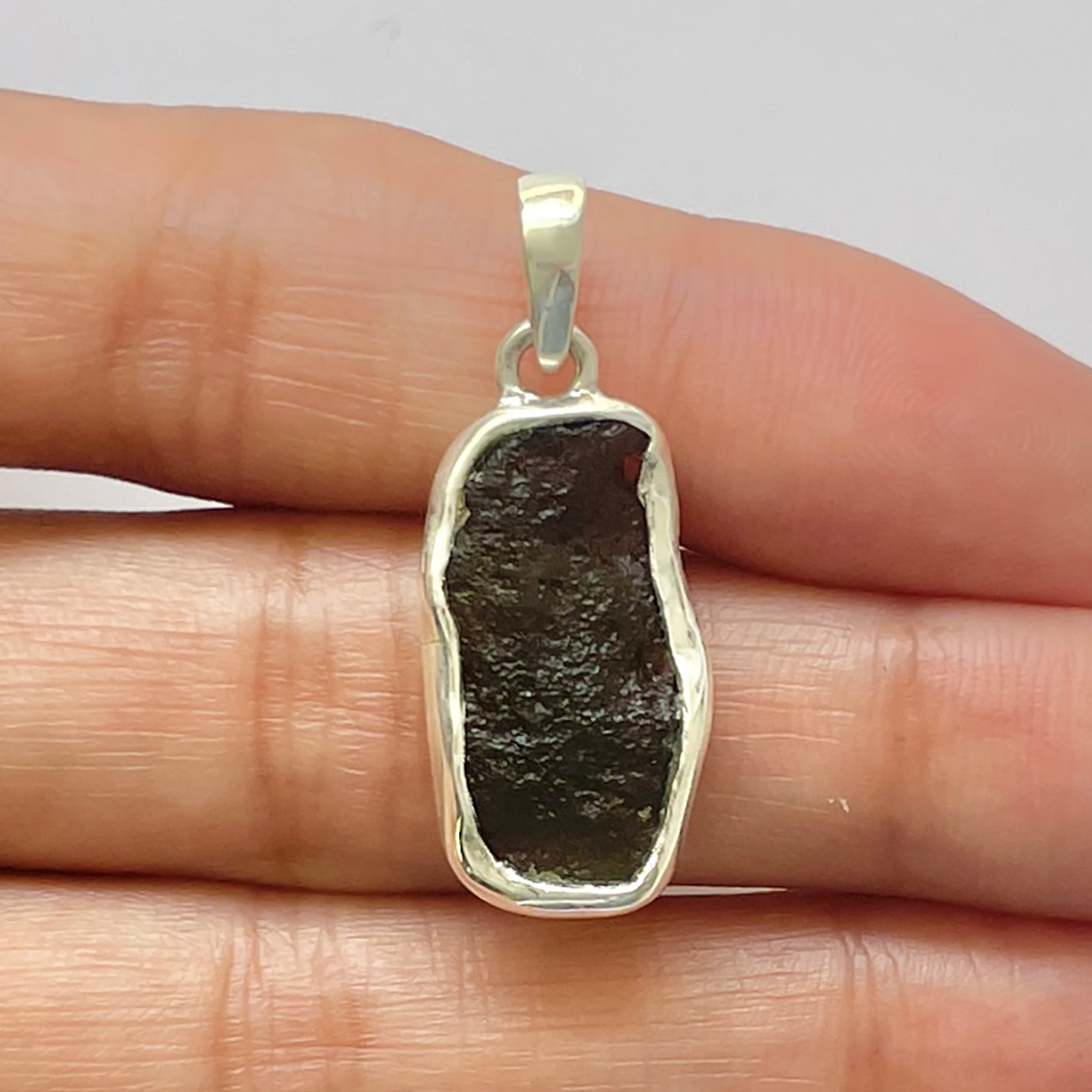 Moldavite Pendant-(MLD-1-68)