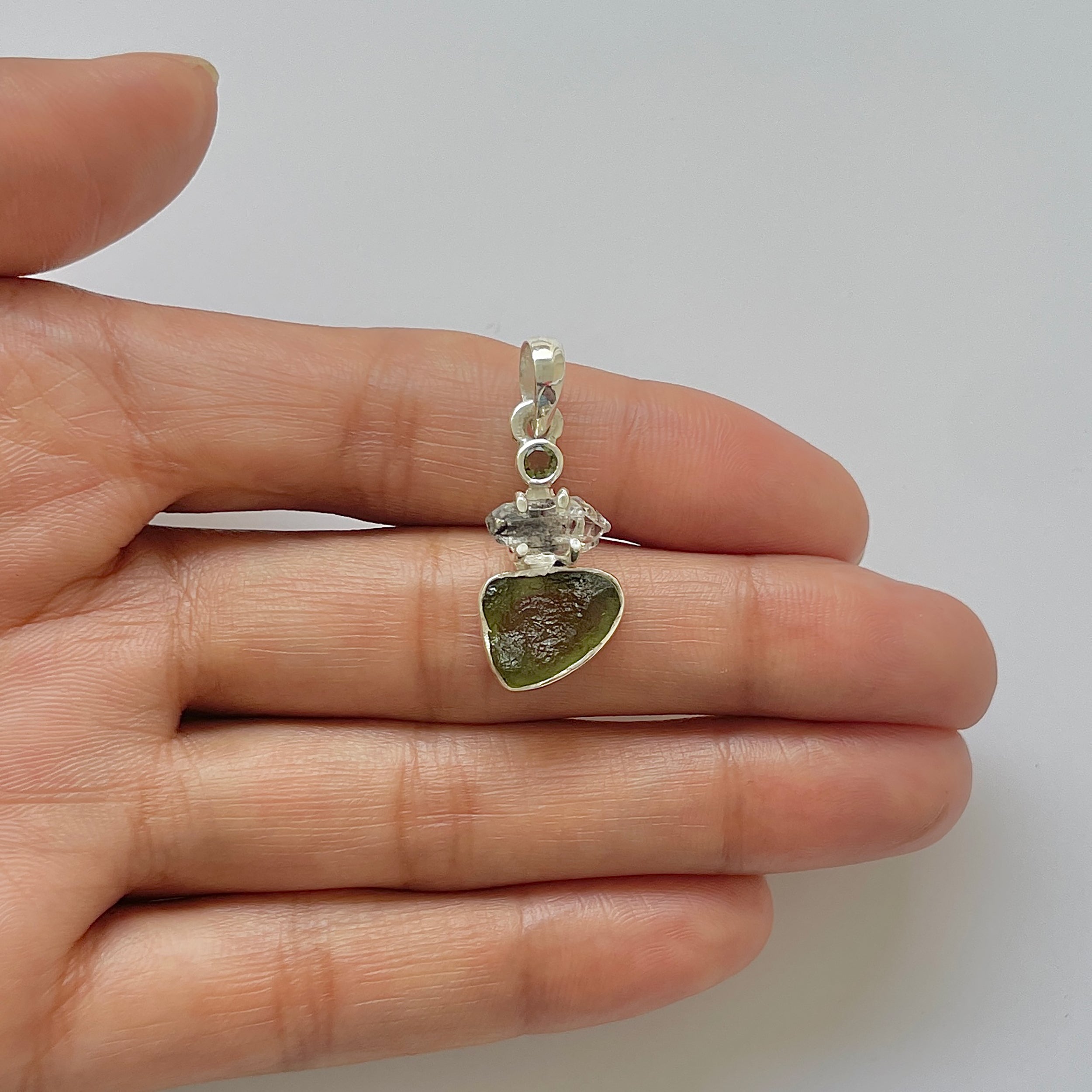 Moldavite Pendant-(MLD-1-69)