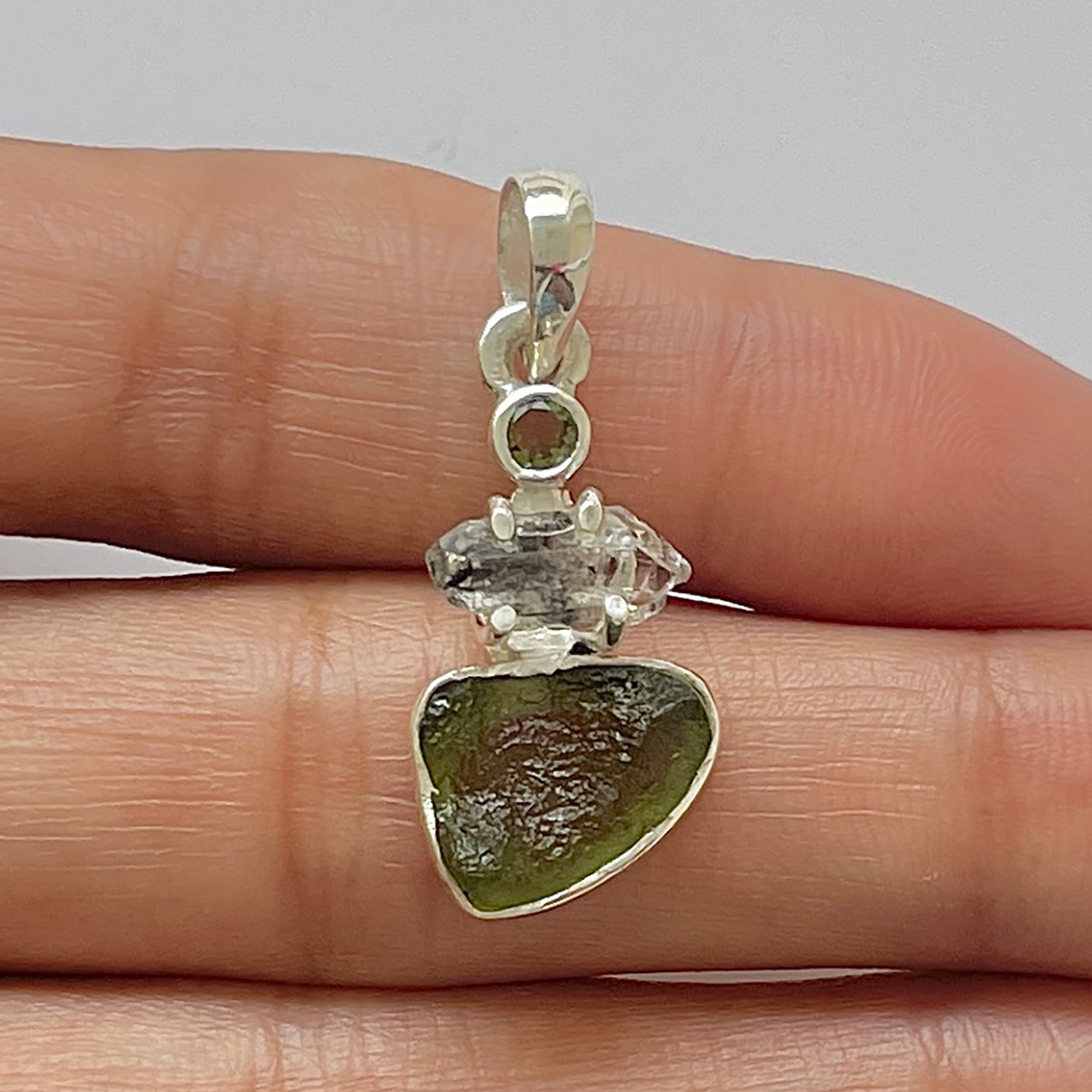 Moldavite Pendant-(MLD-1-69)