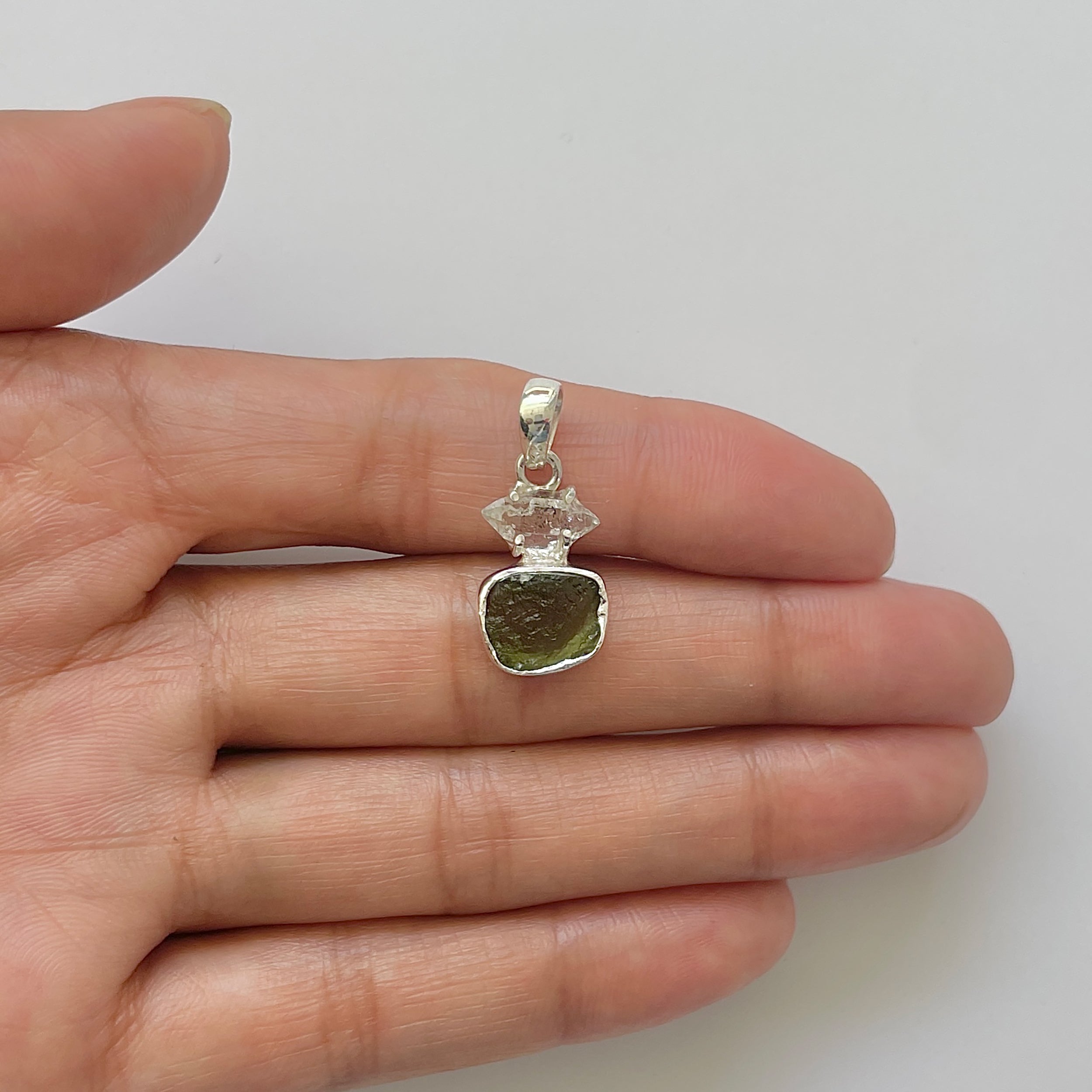 Moldavite Pendant-(MLD-1-7)