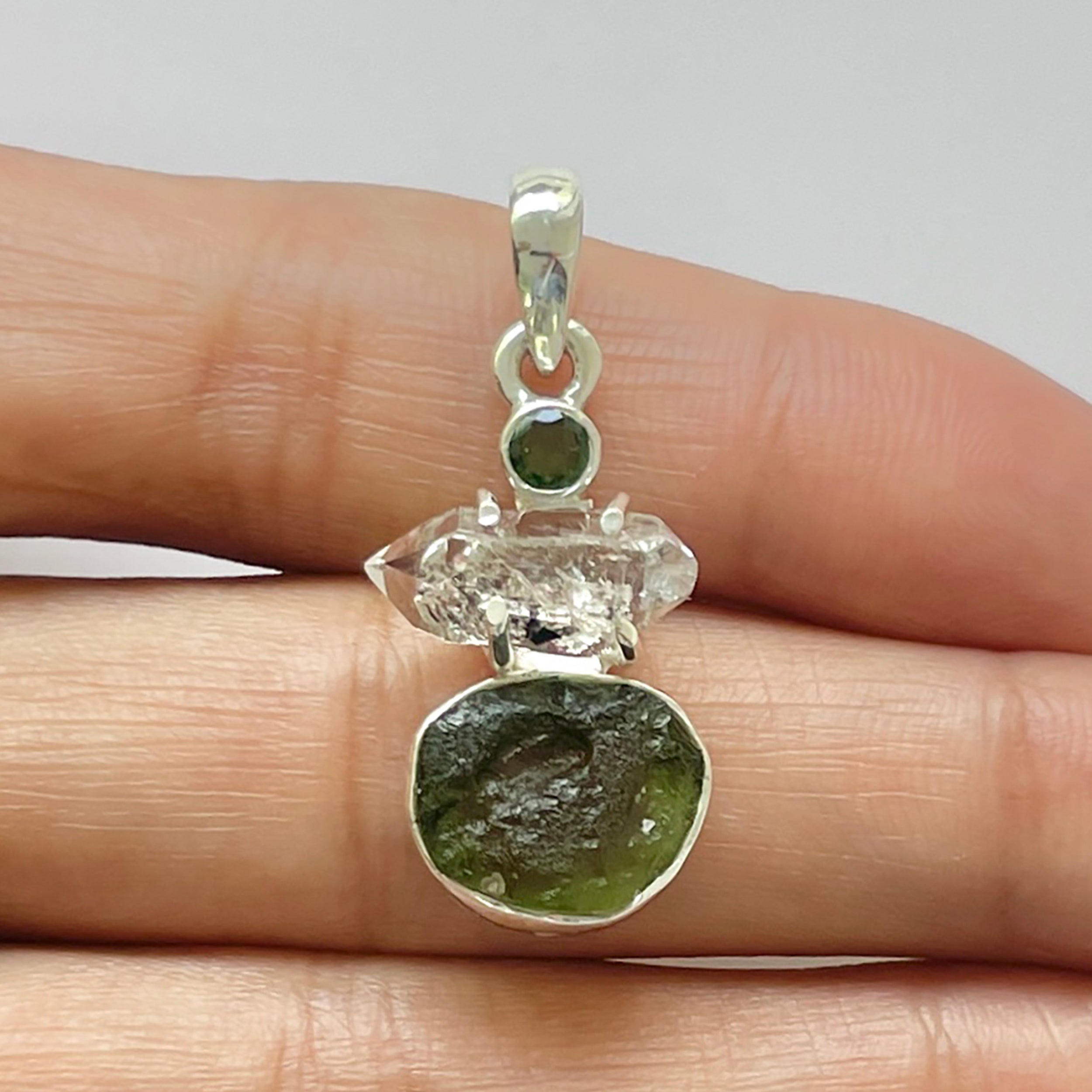 Moldavite Pendant-(MLD-1-71)