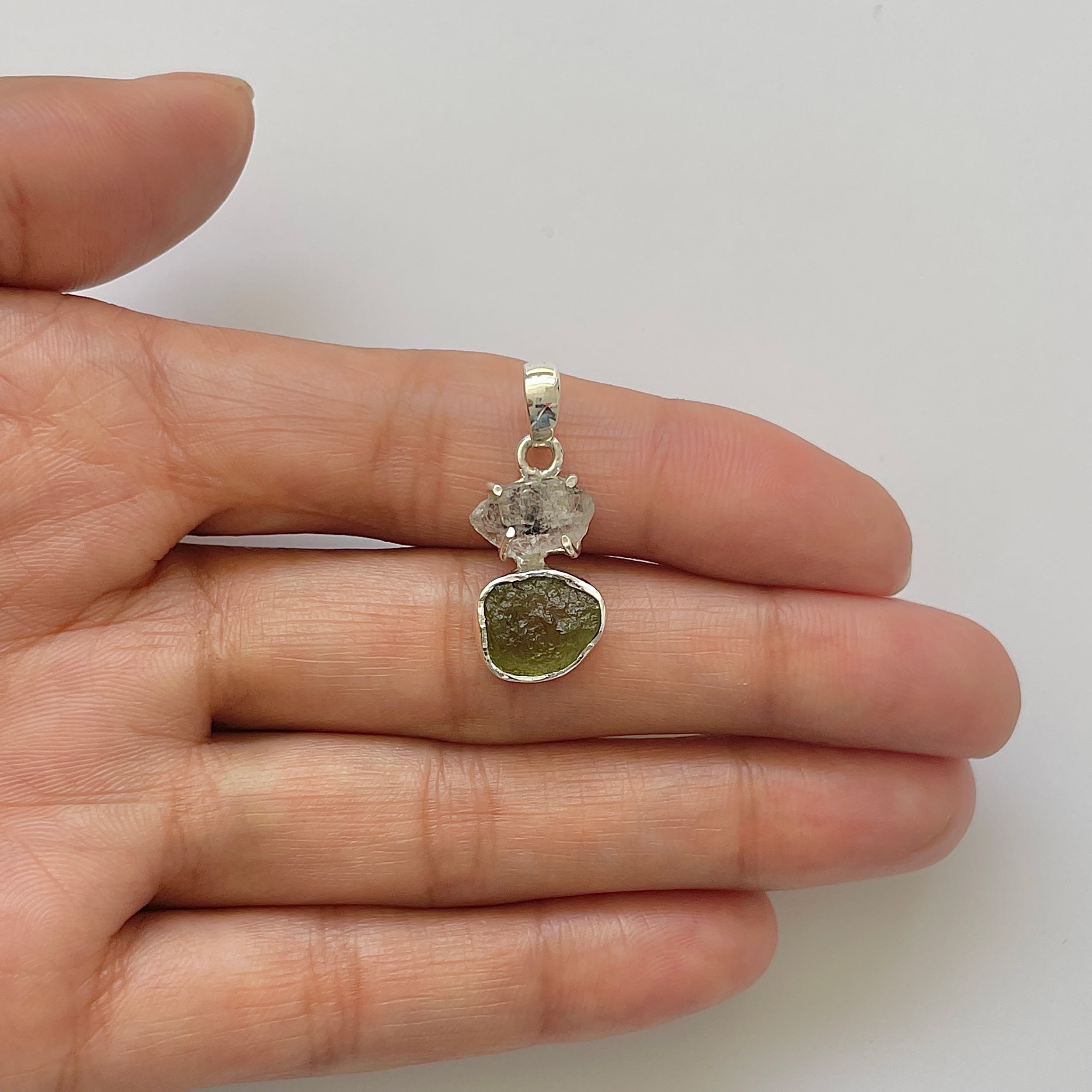 Moldavite Pendant-(MLD-1-74)