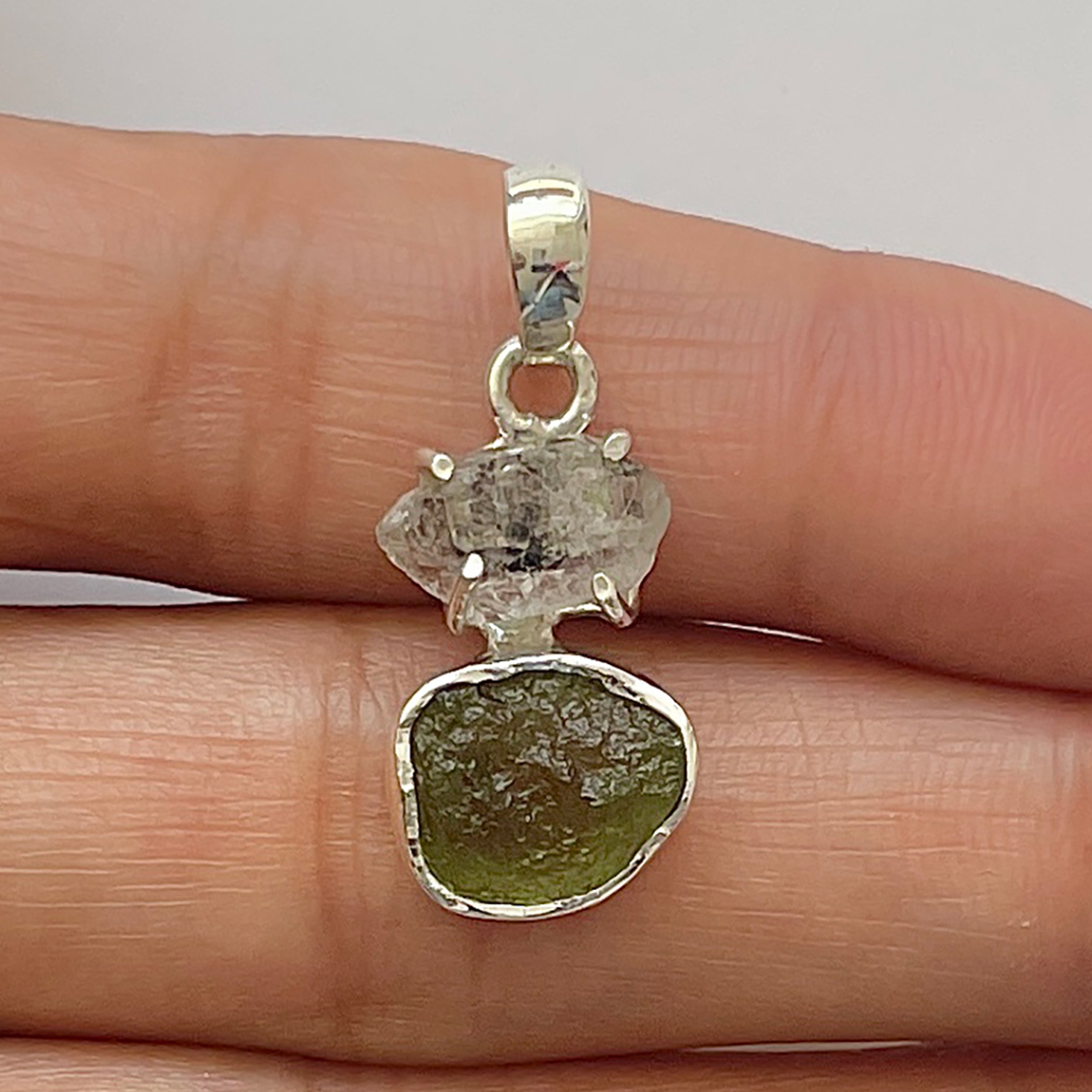 Moldavite Pendant-(MLD-1-74)