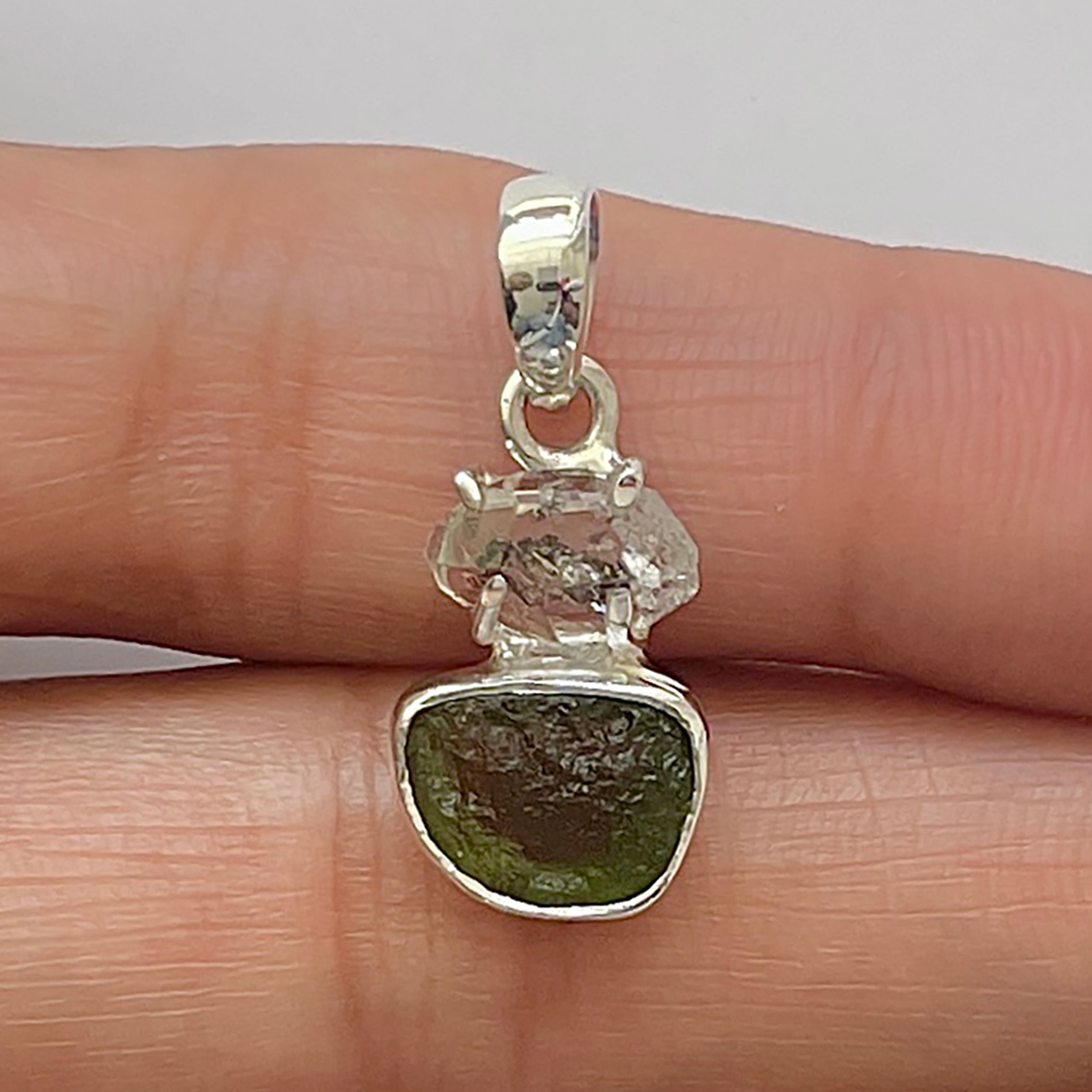 Moldavite Pendant-(MLD-1-76)