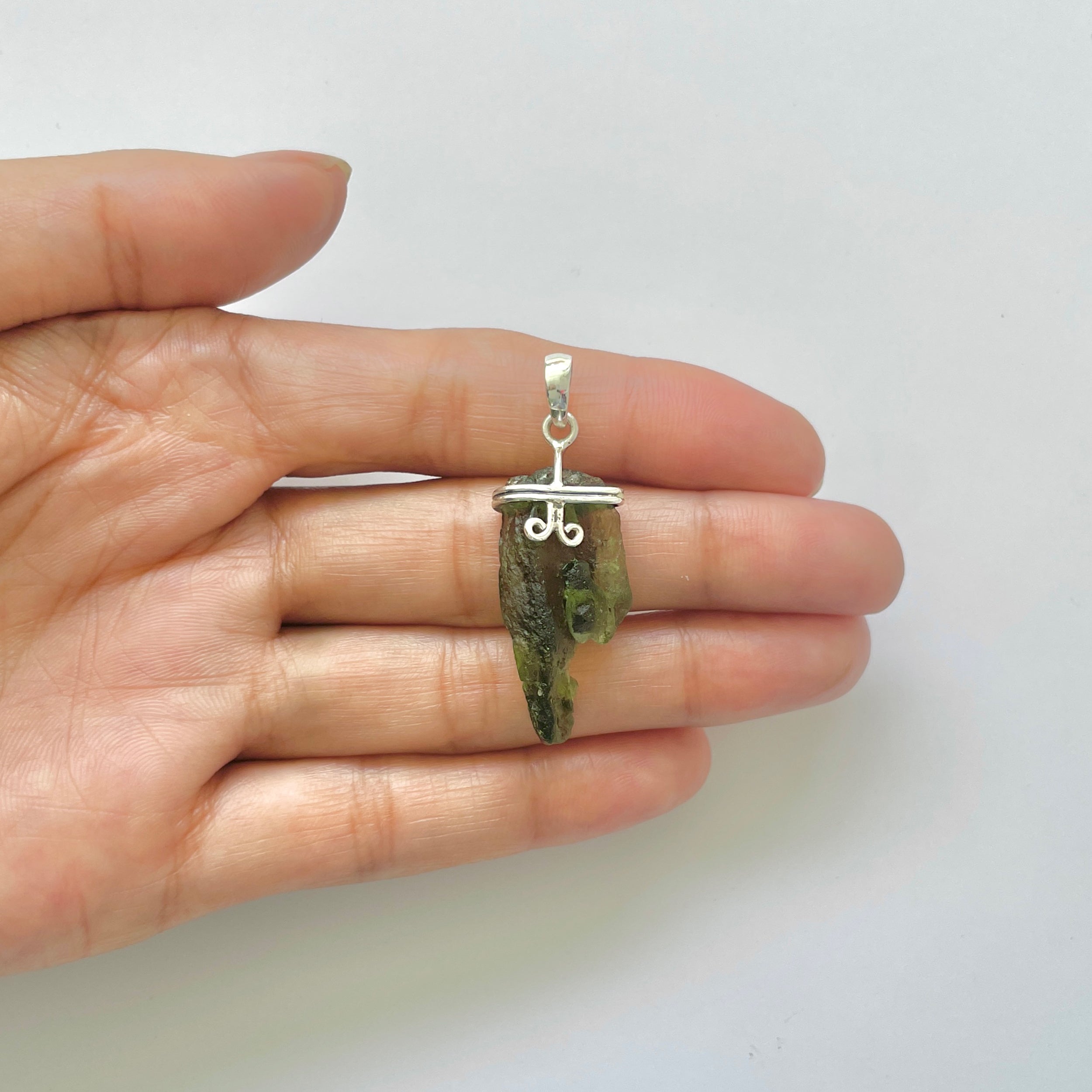 Moldavite Pendant-(MLD-1-84)