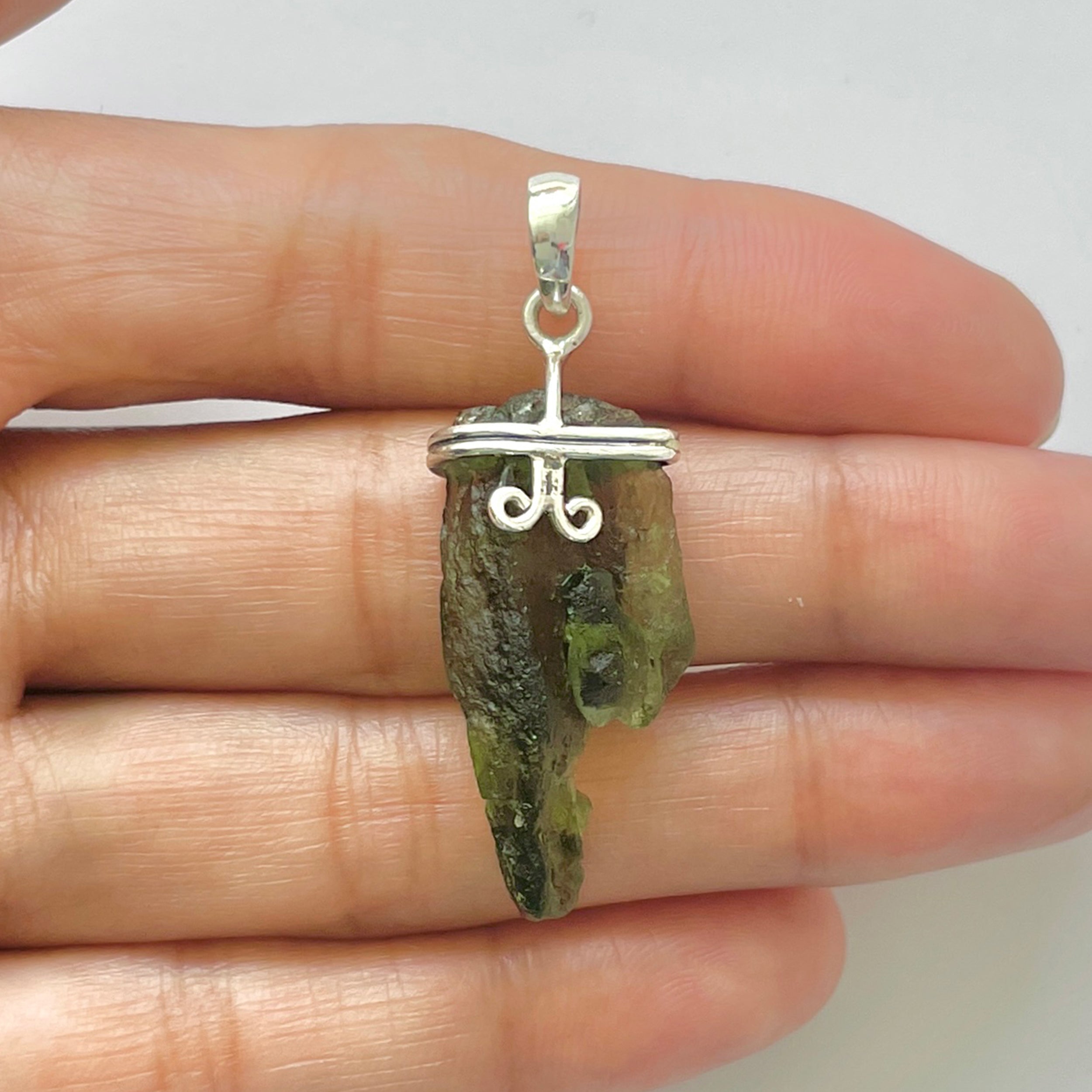 Moldavite Pendant-(MLD-1-84)