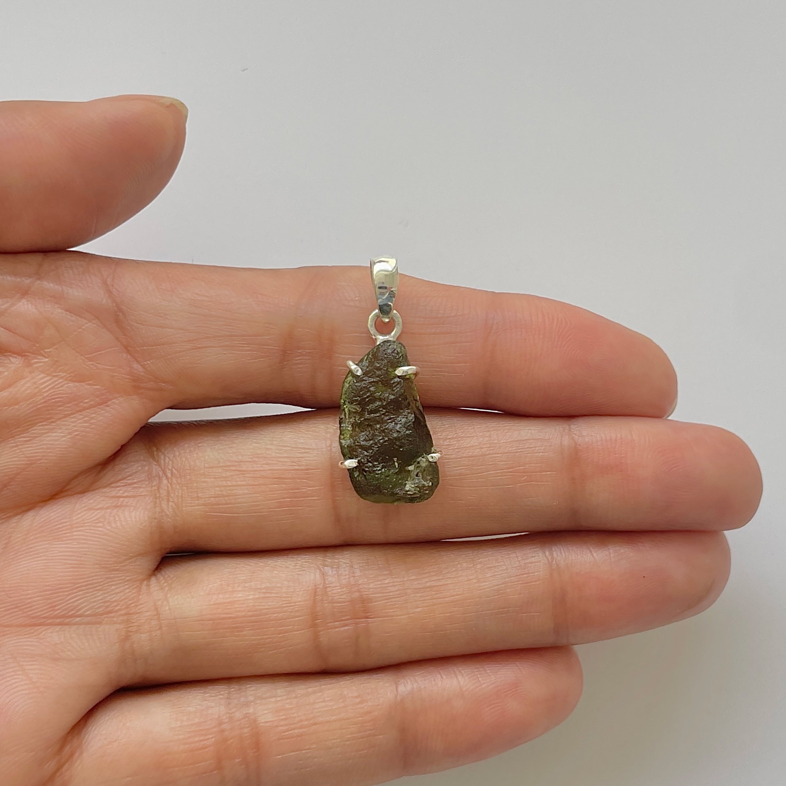 Moldavite Pendant-(MLD-1-85)