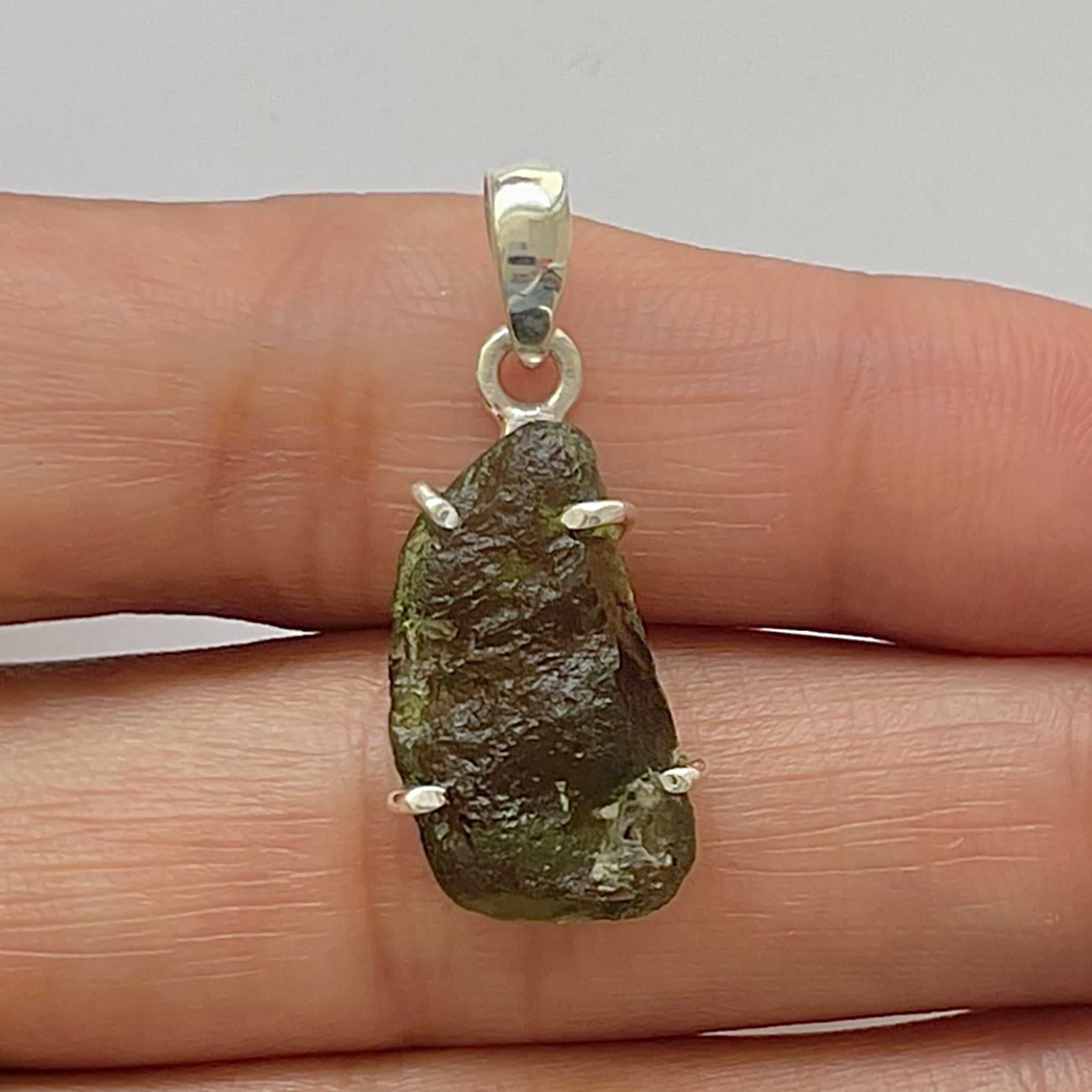 Moldavite Pendant-(MLD-1-85)