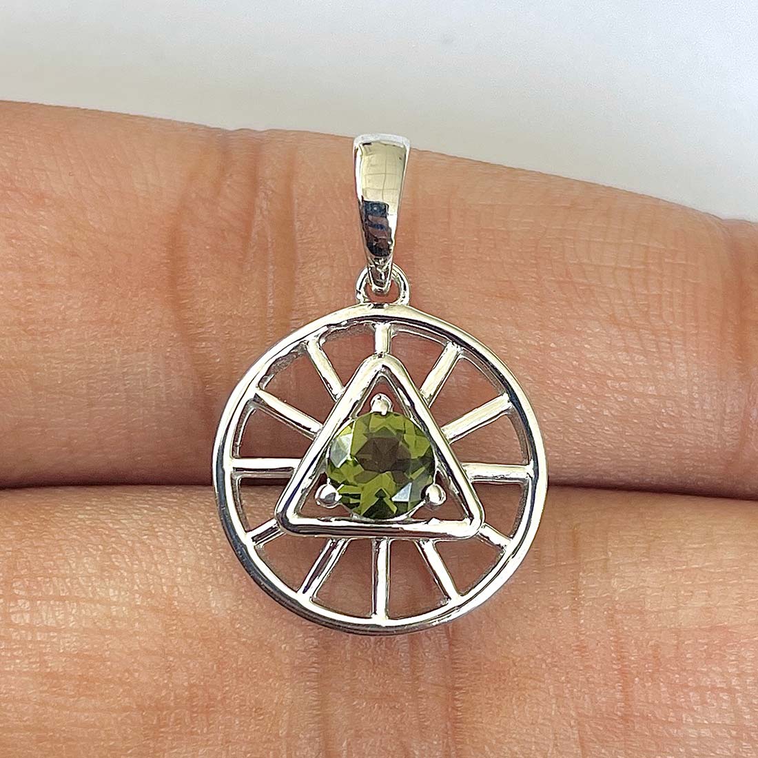 Moldavite Pendant-(MLD-RDEP-881)