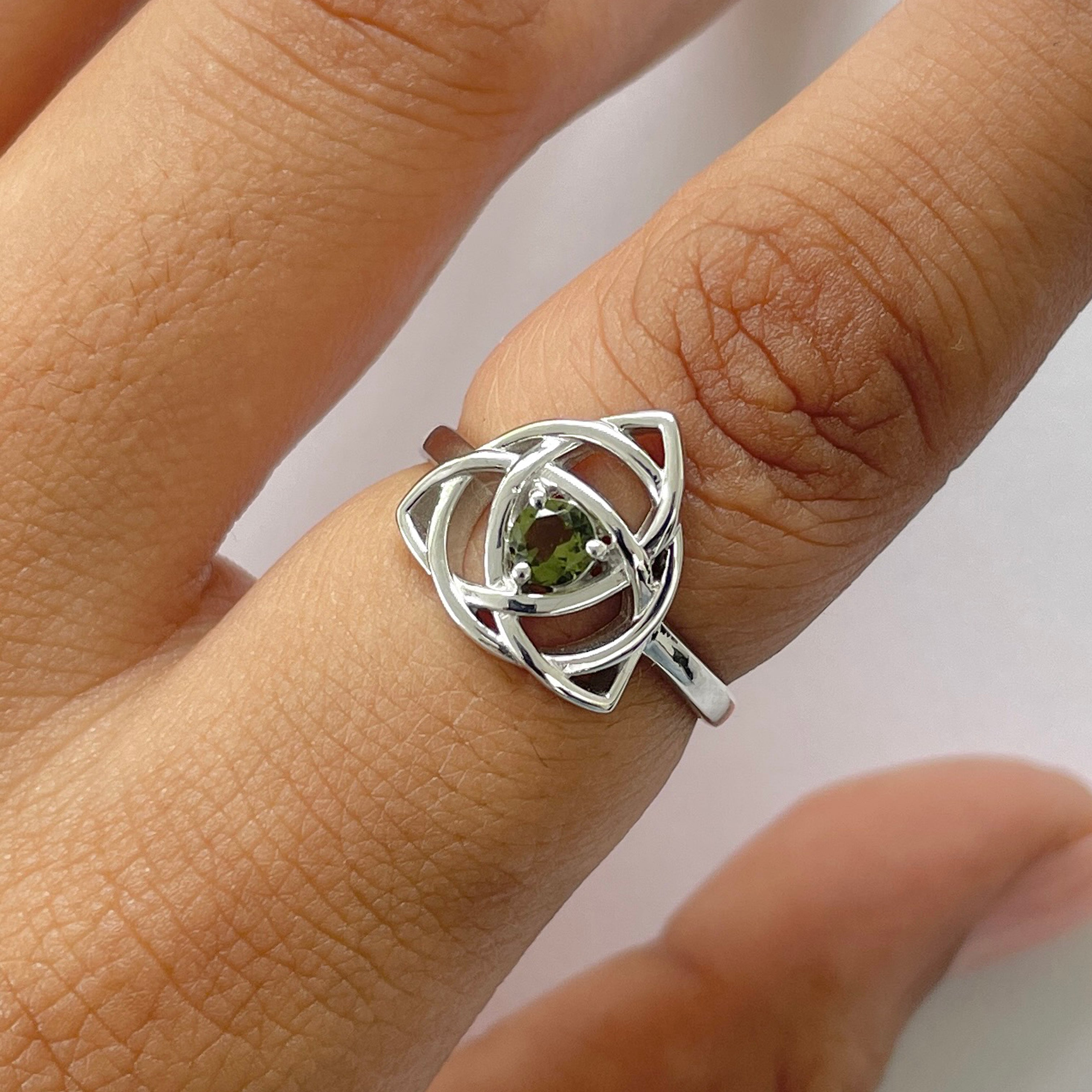 Moldavite Ring-(MLD-RDR-2142.)