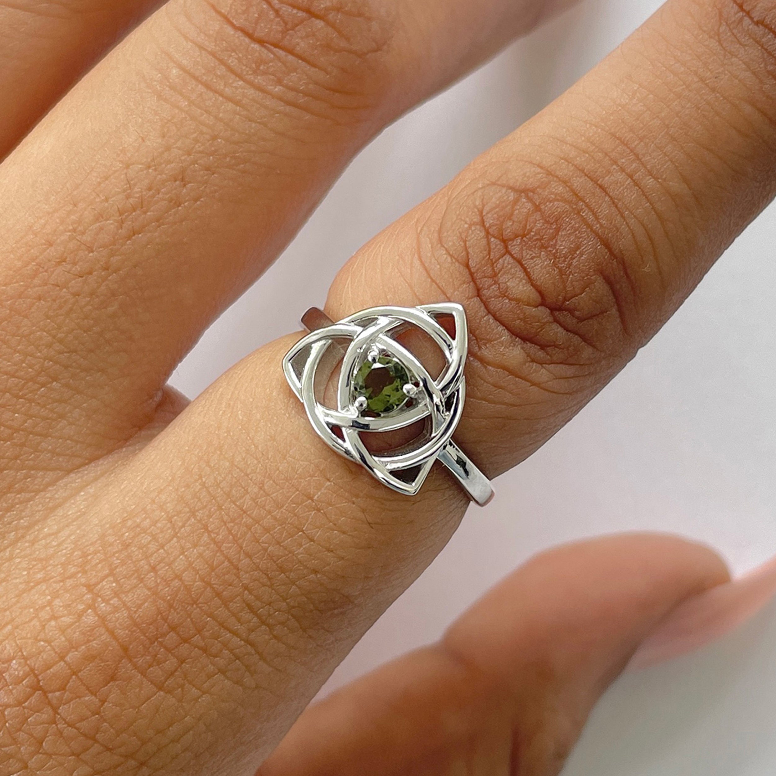 Moldavite Ring-(MLD-RDR-2142.)