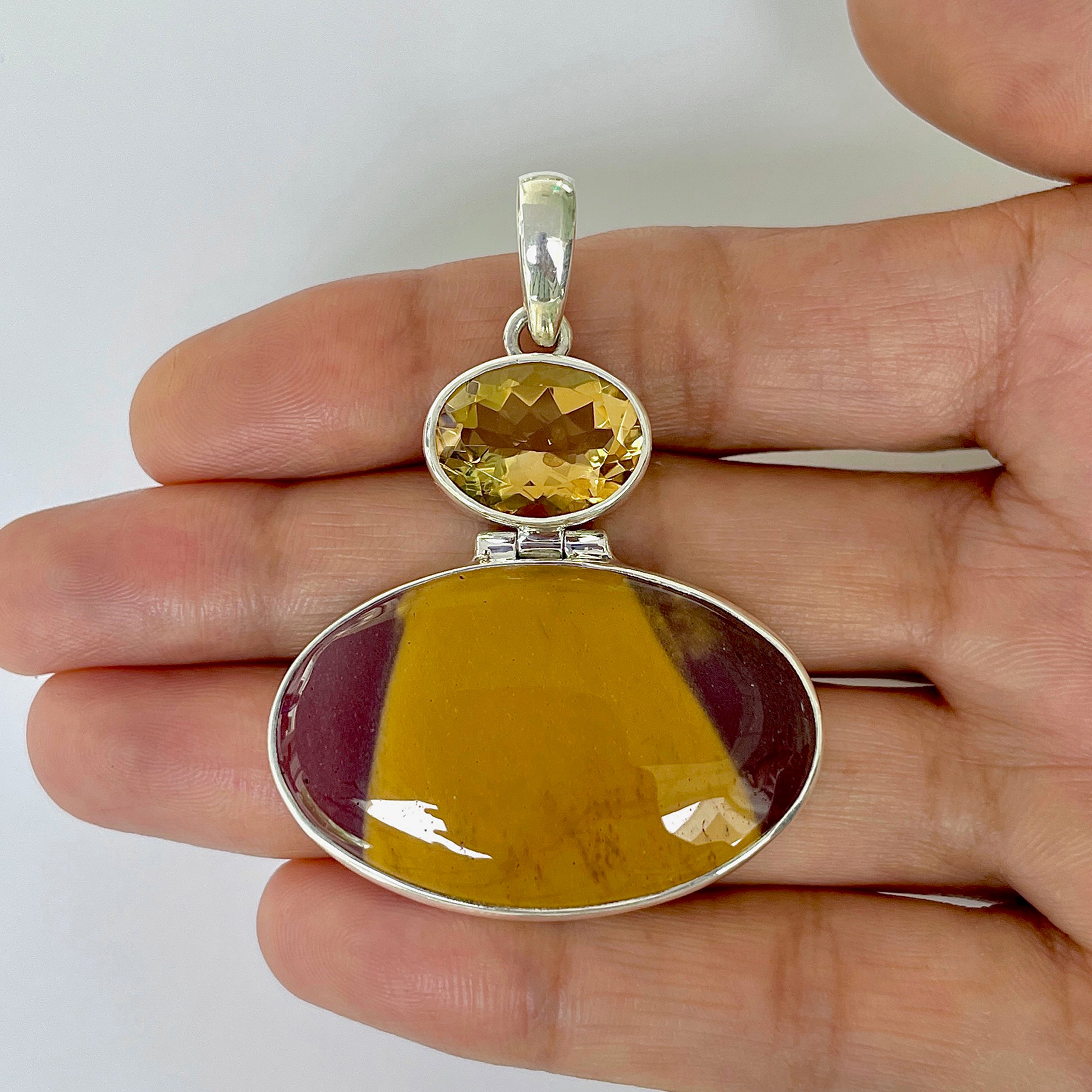 Mookaite Pendant-(MOK-1-18)