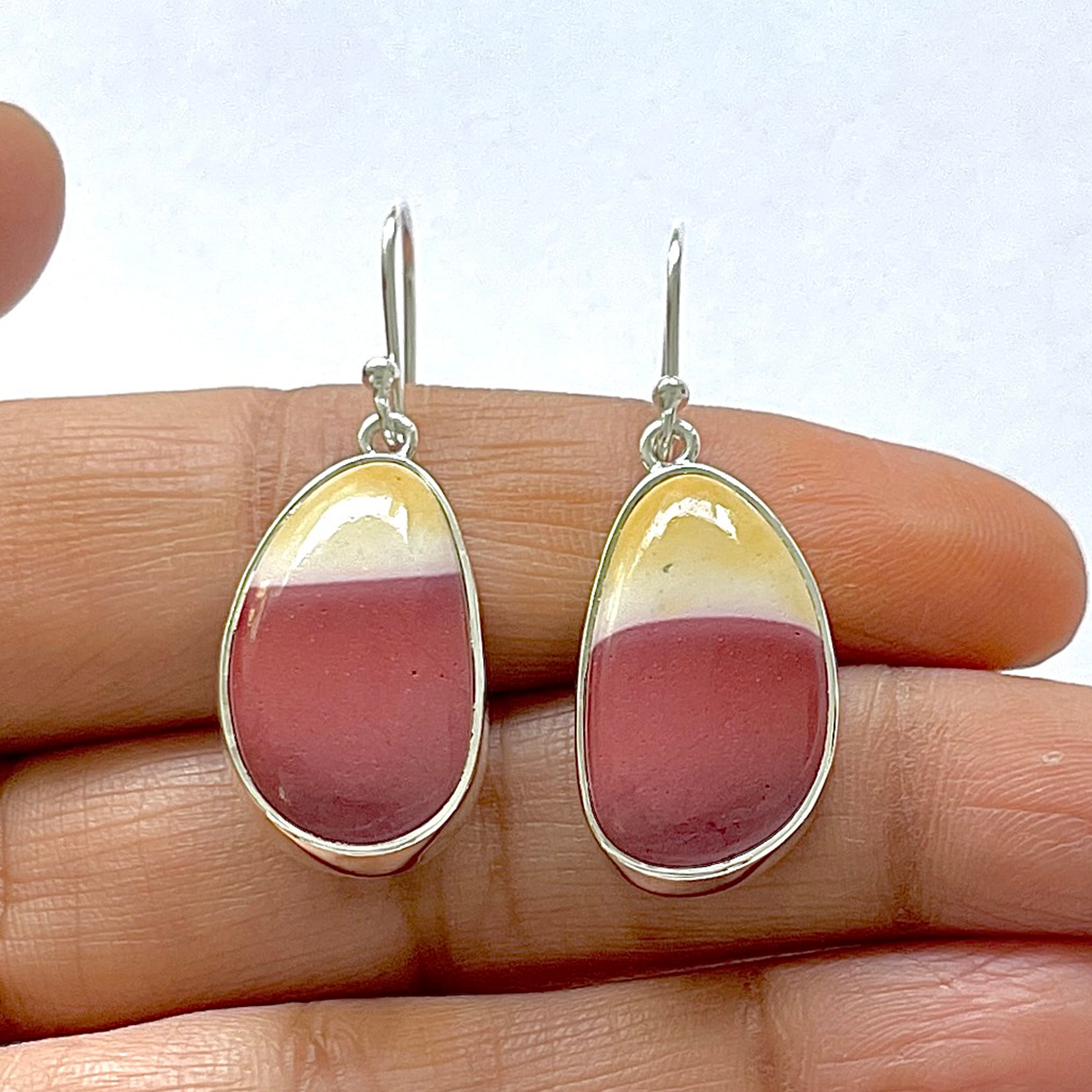 Mookaite Earring-(MOK-3-10)