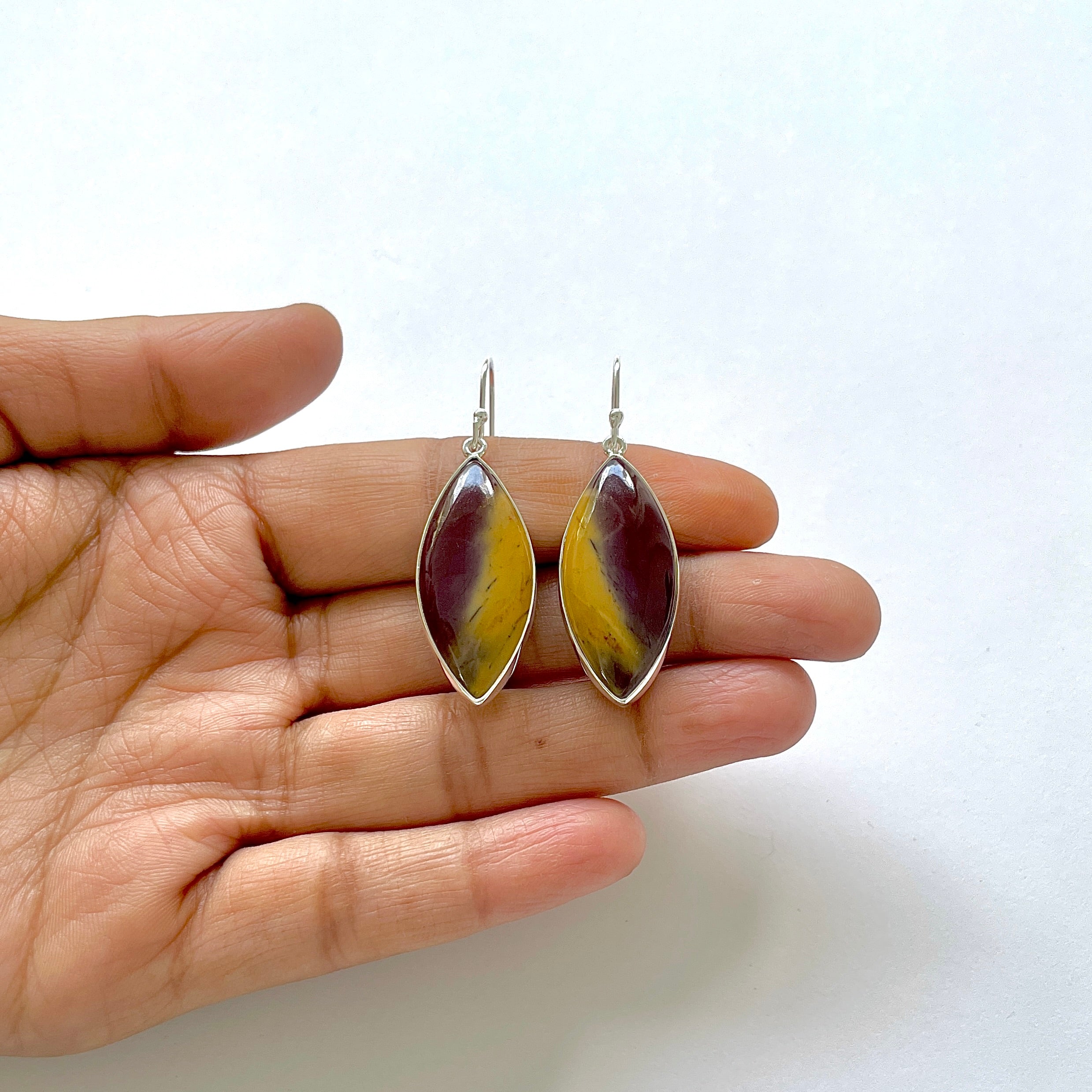 Mookaite Earring-(MOK-3-11)