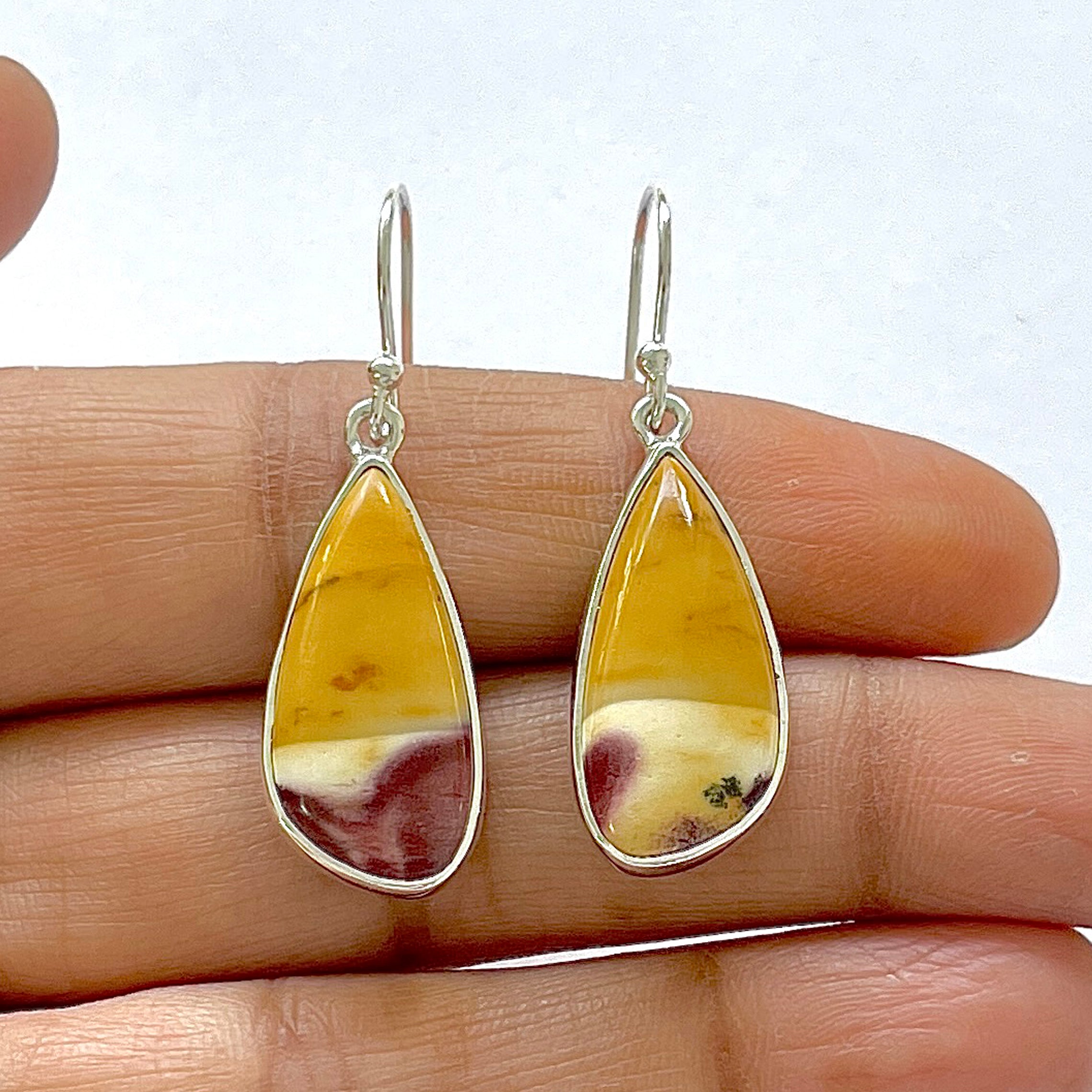 Mookaite Earring-(MOK-3-15)