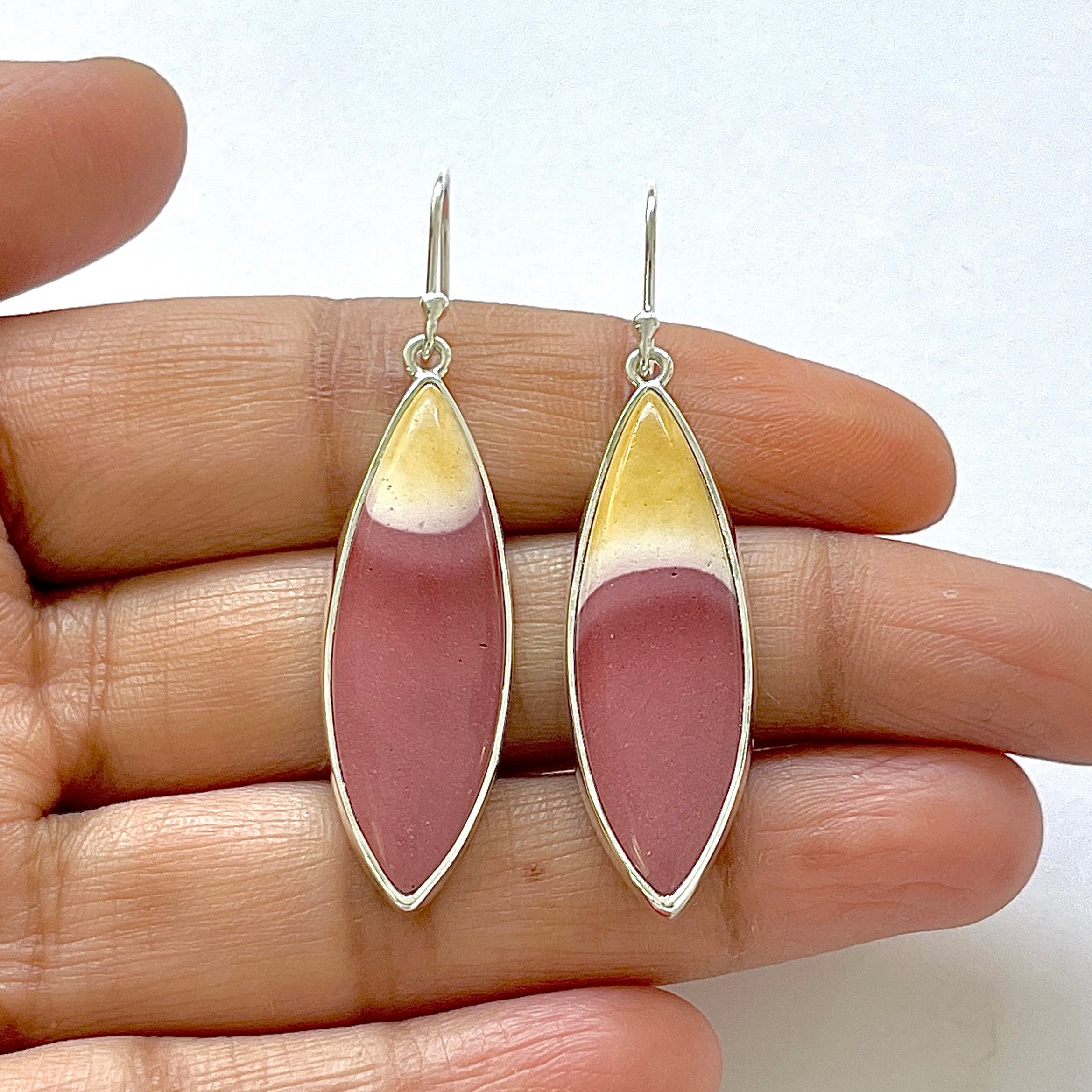 Mookaite Earring-(MOK-3-19)