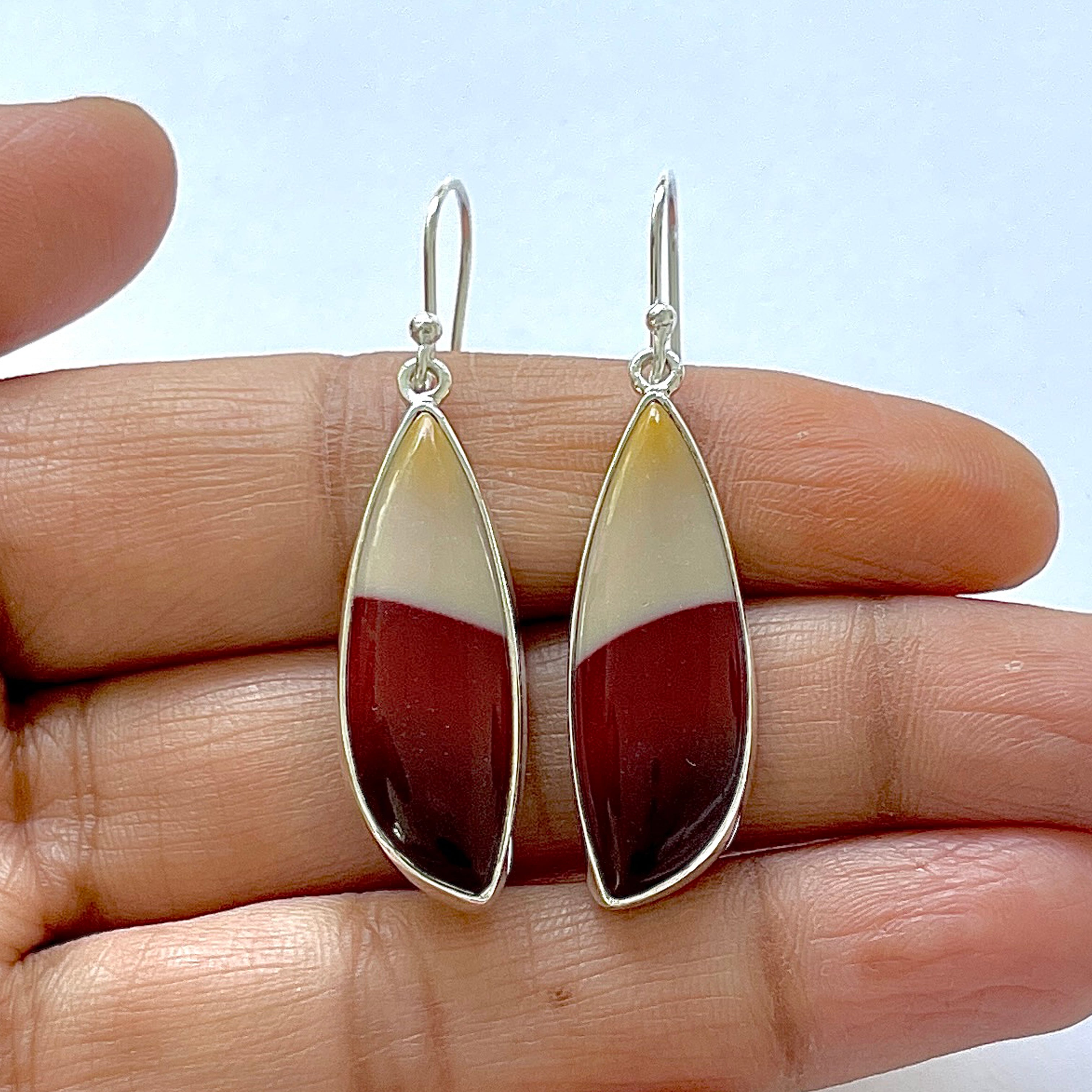 Mookaite Earring-(MOK-3-4)