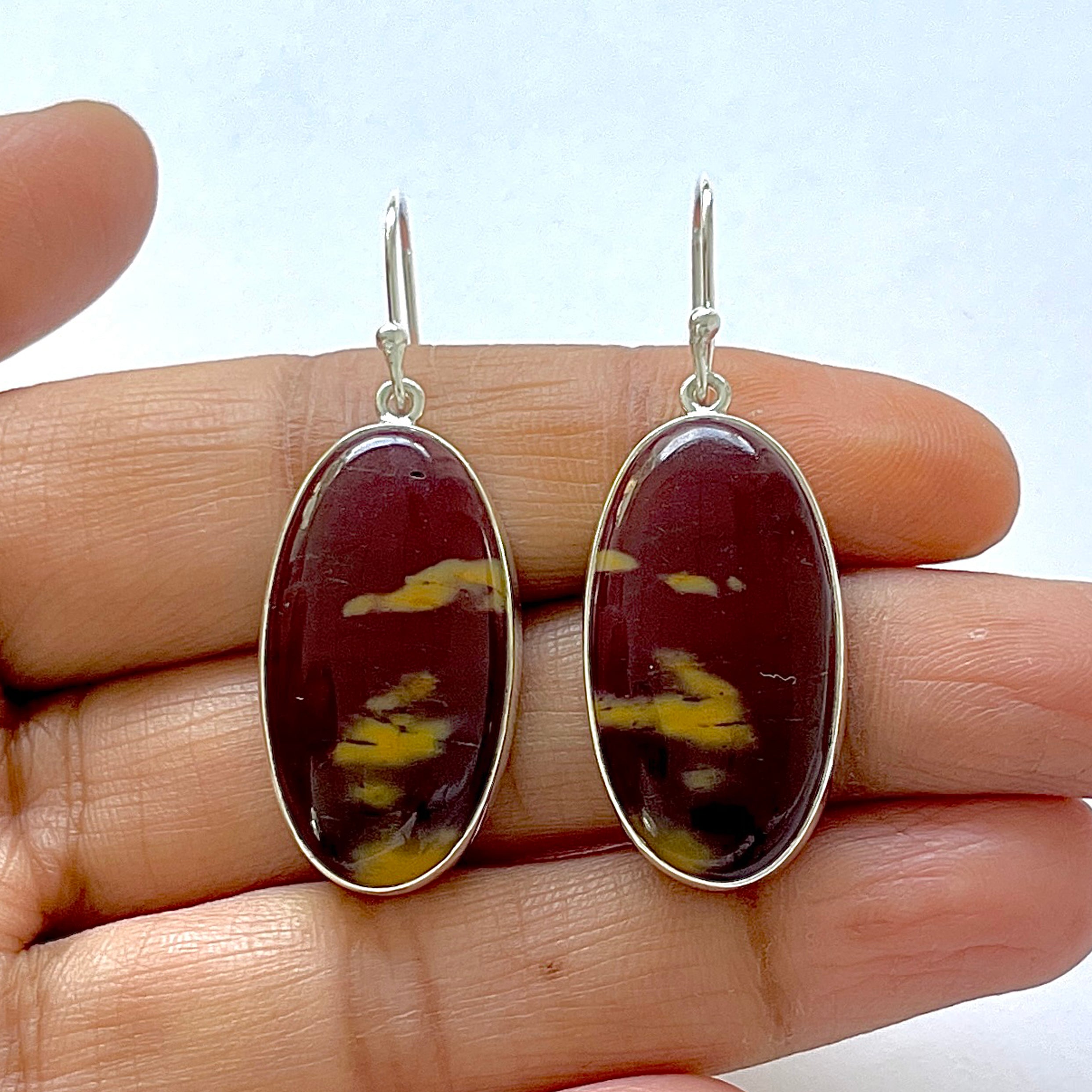 Mookaite Earring-(MOK-3-6)