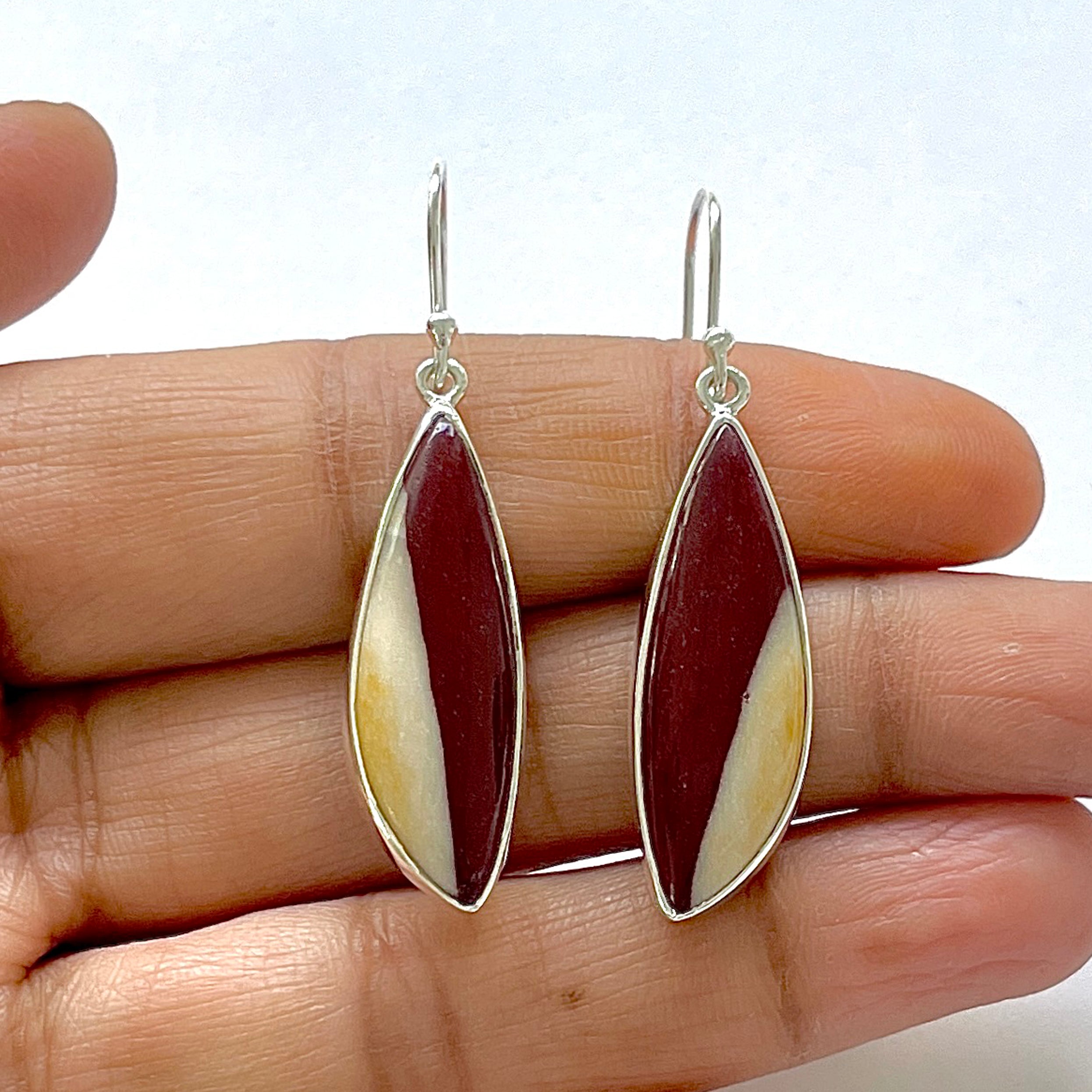 Mookaite Earring-(MOK-3-8)