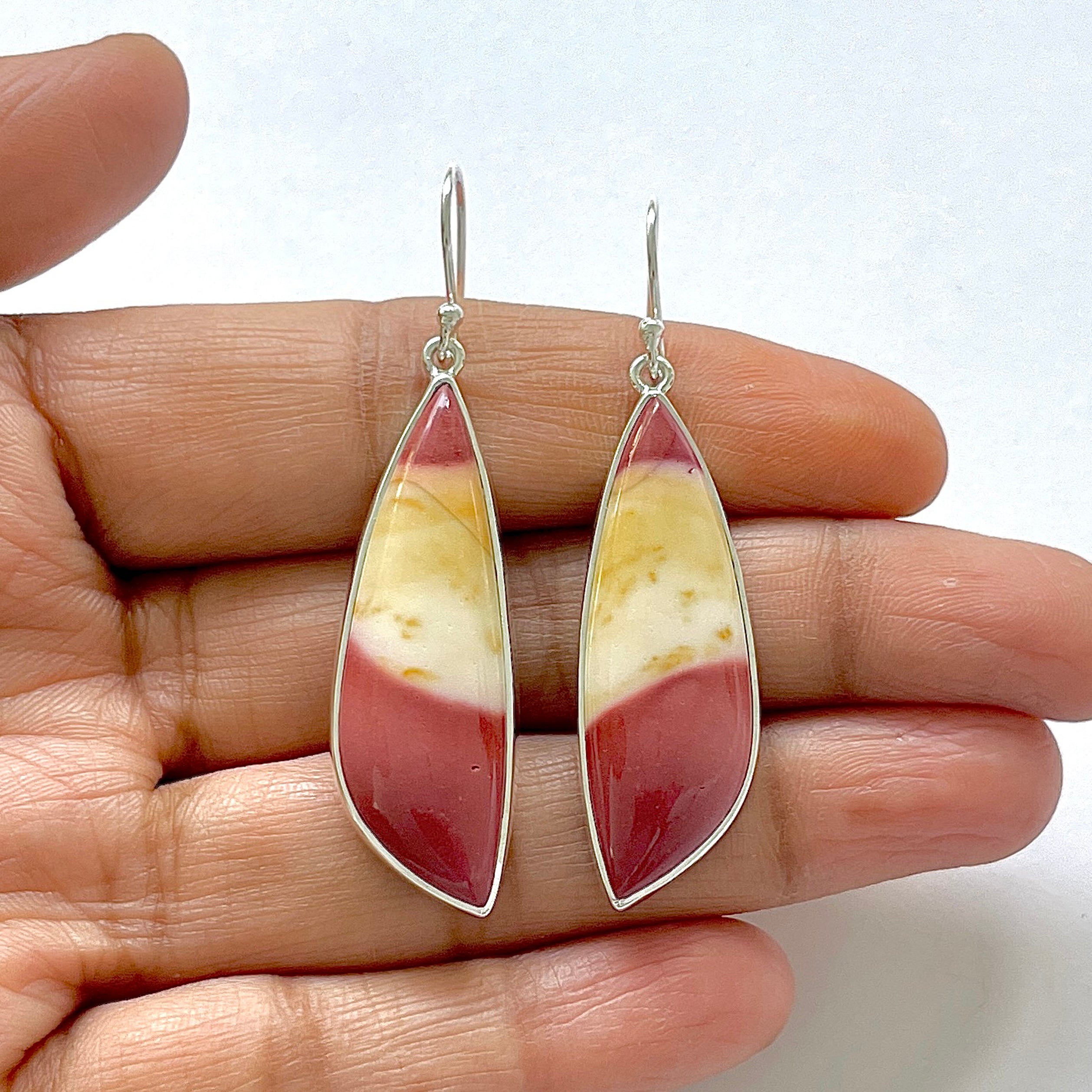 Mookaite Earring-(MOK-3-9)