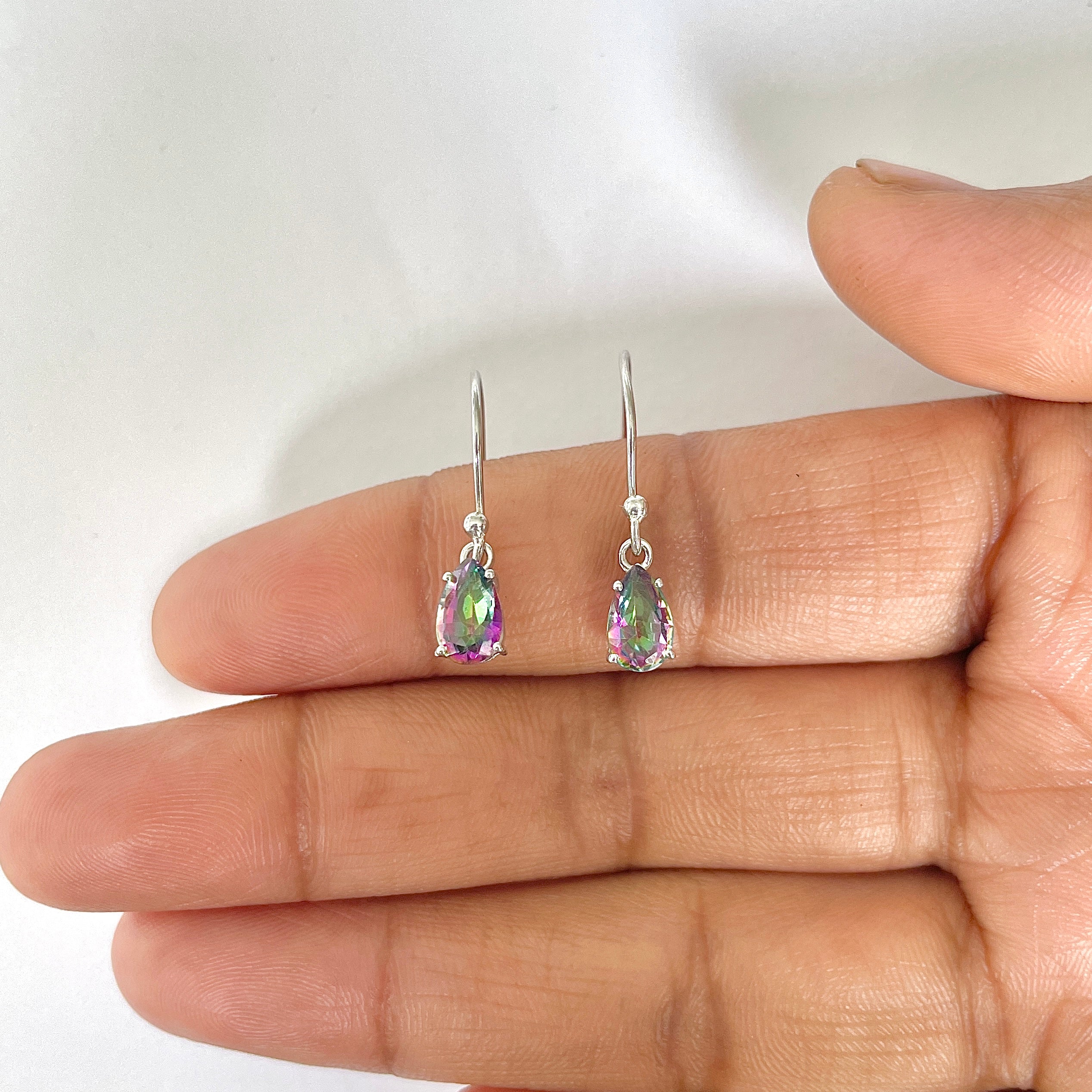 Mystic Topaz Earring-(MST-RDE-979)