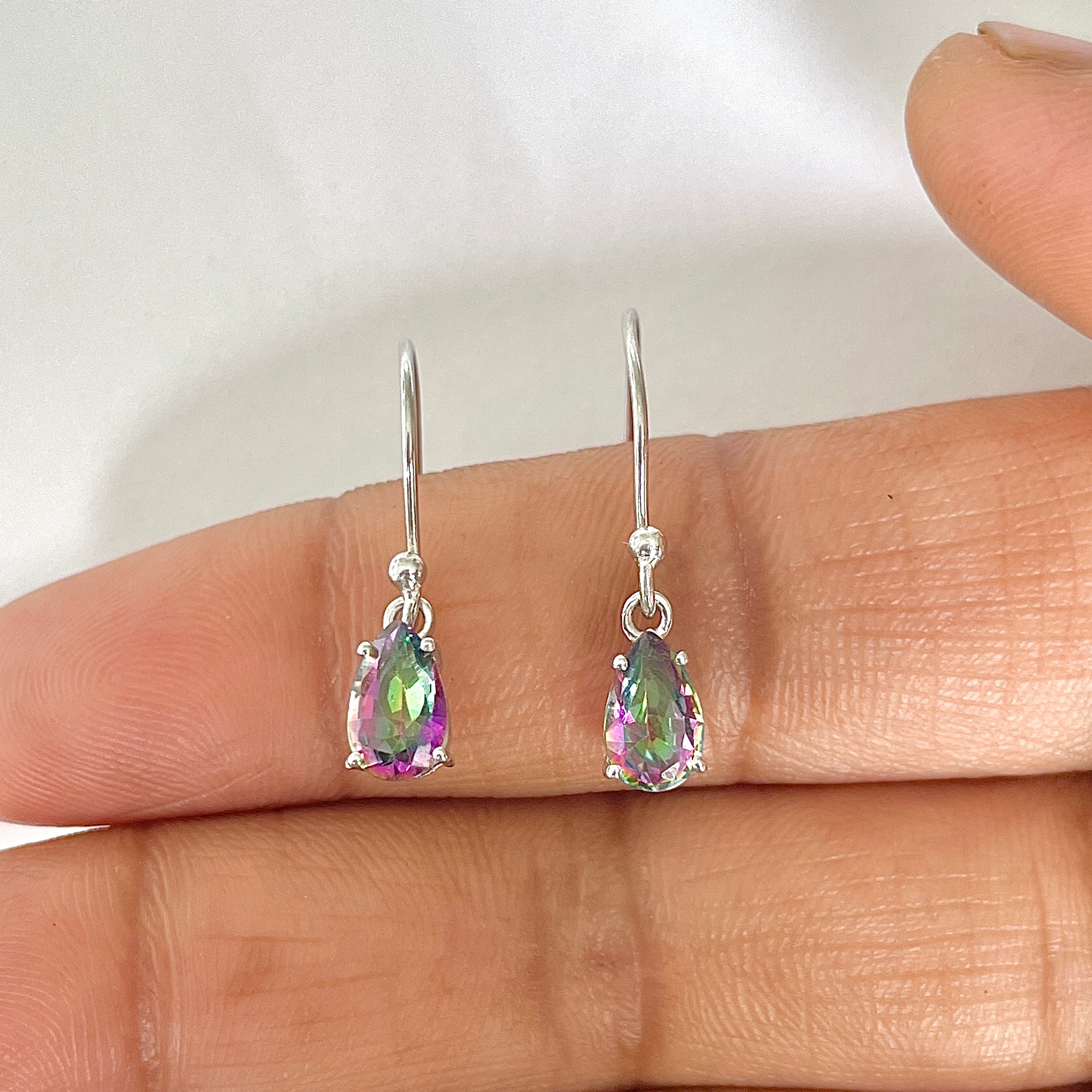 Mystic Topaz Earring-(MST-RDE-979)