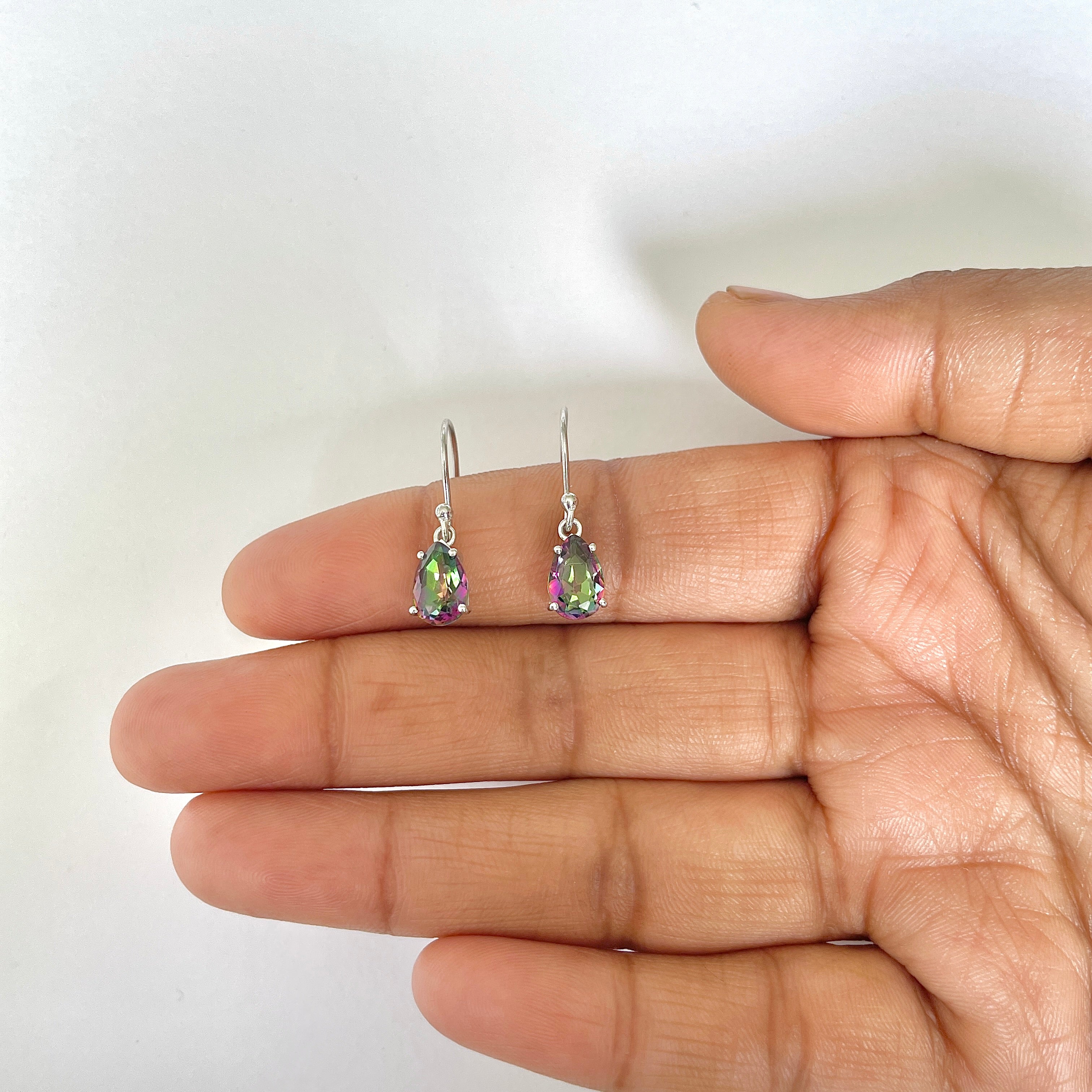 Mystic Topaz Earring-(MST-RDE-980)