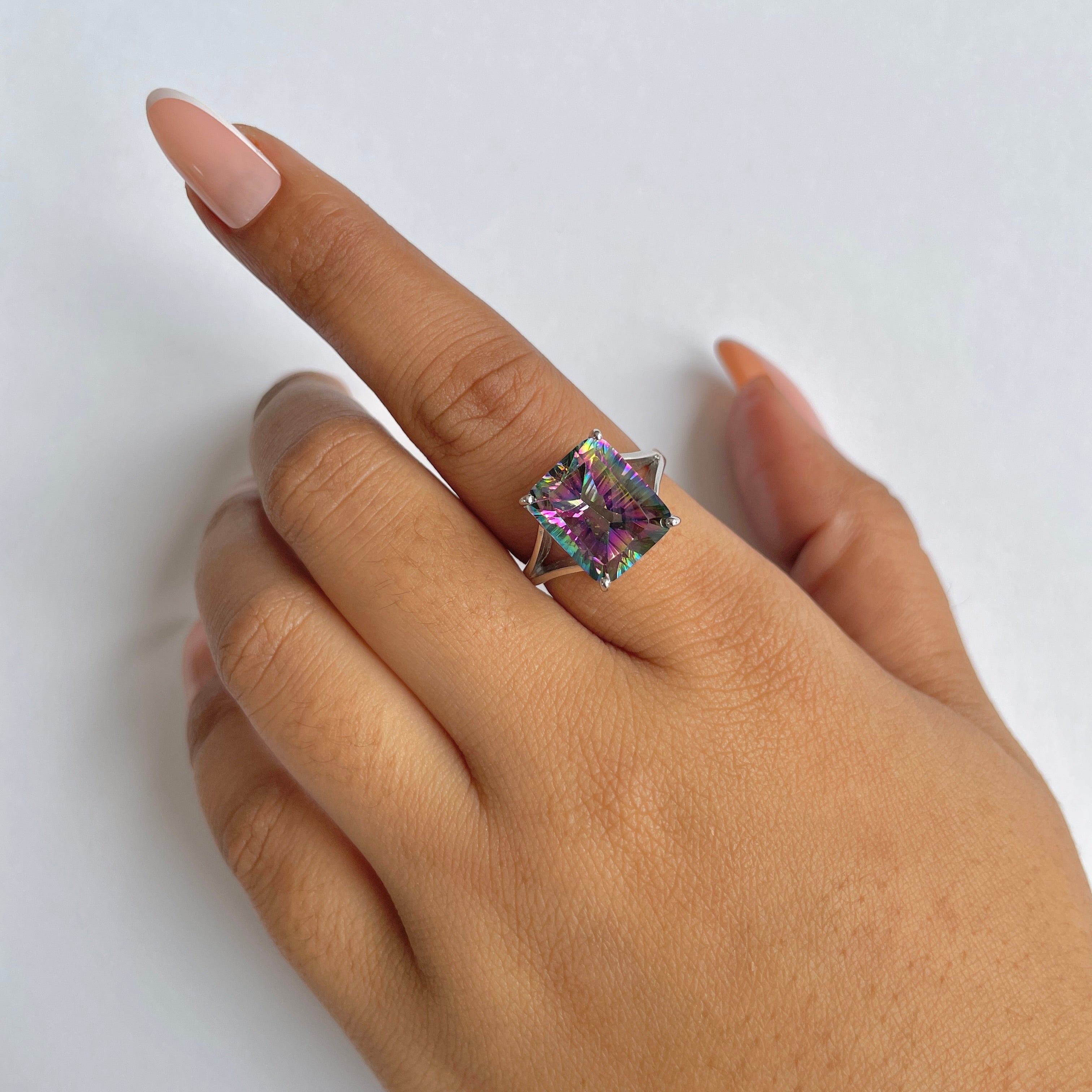 Mystic Topaz Ring-(MST-RDR-2118.)