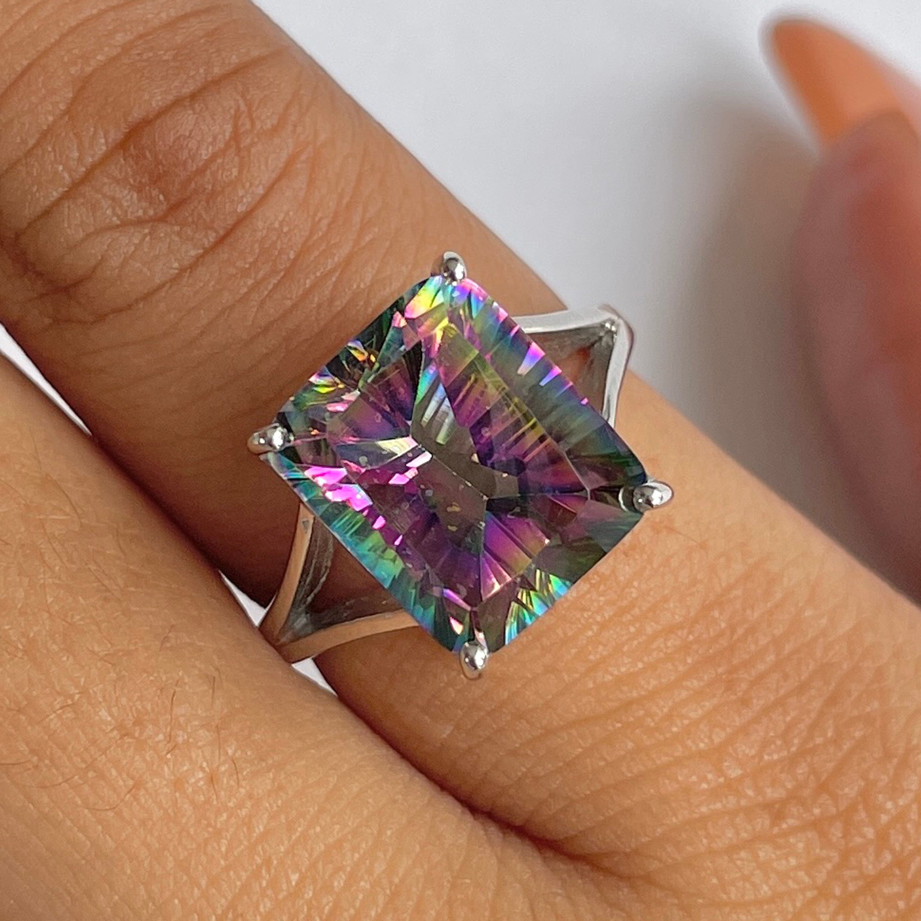 Mystic Topaz Ring-(MST-RDR-2118.)