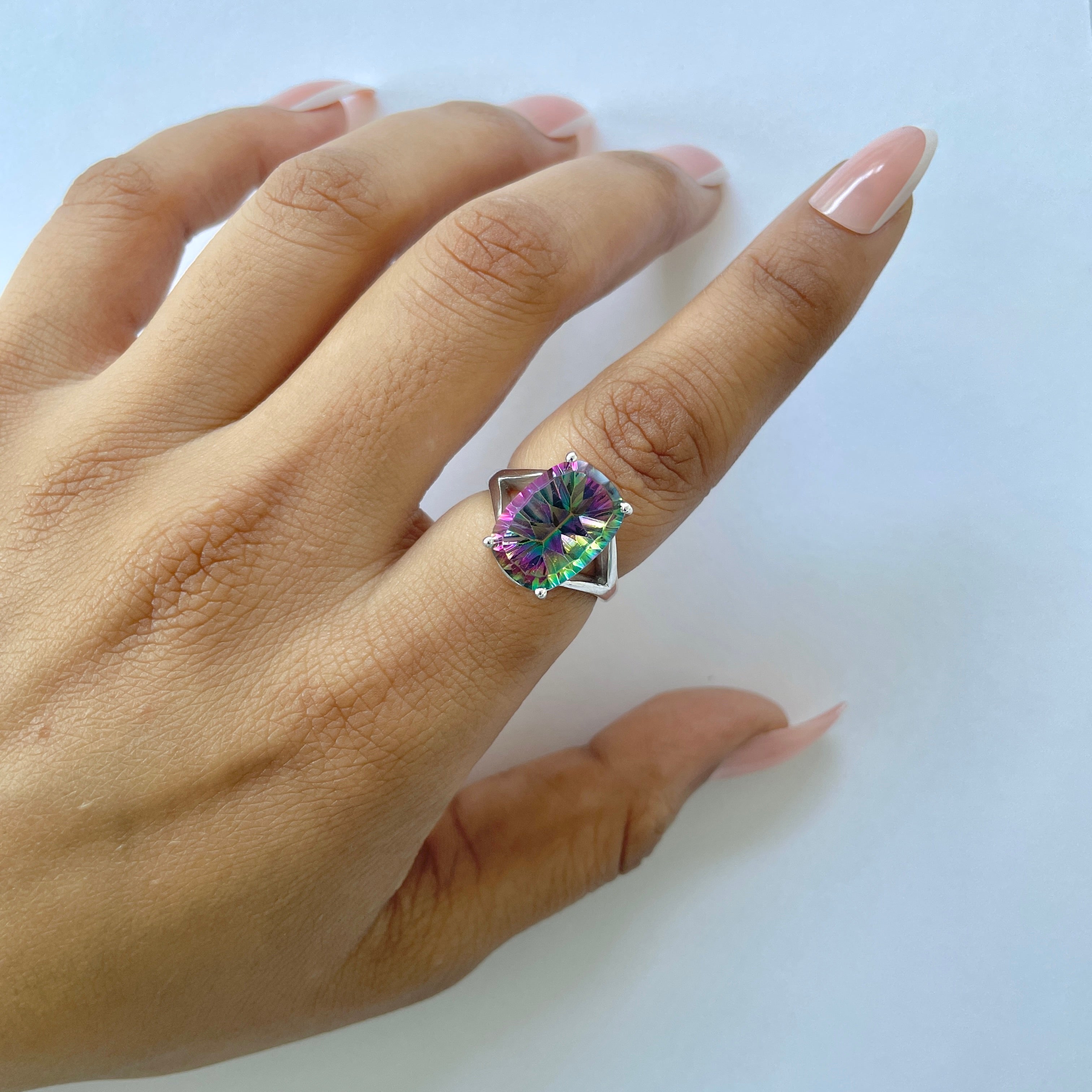 Mystic Topaz Ring-(MST-RDR-2119.)