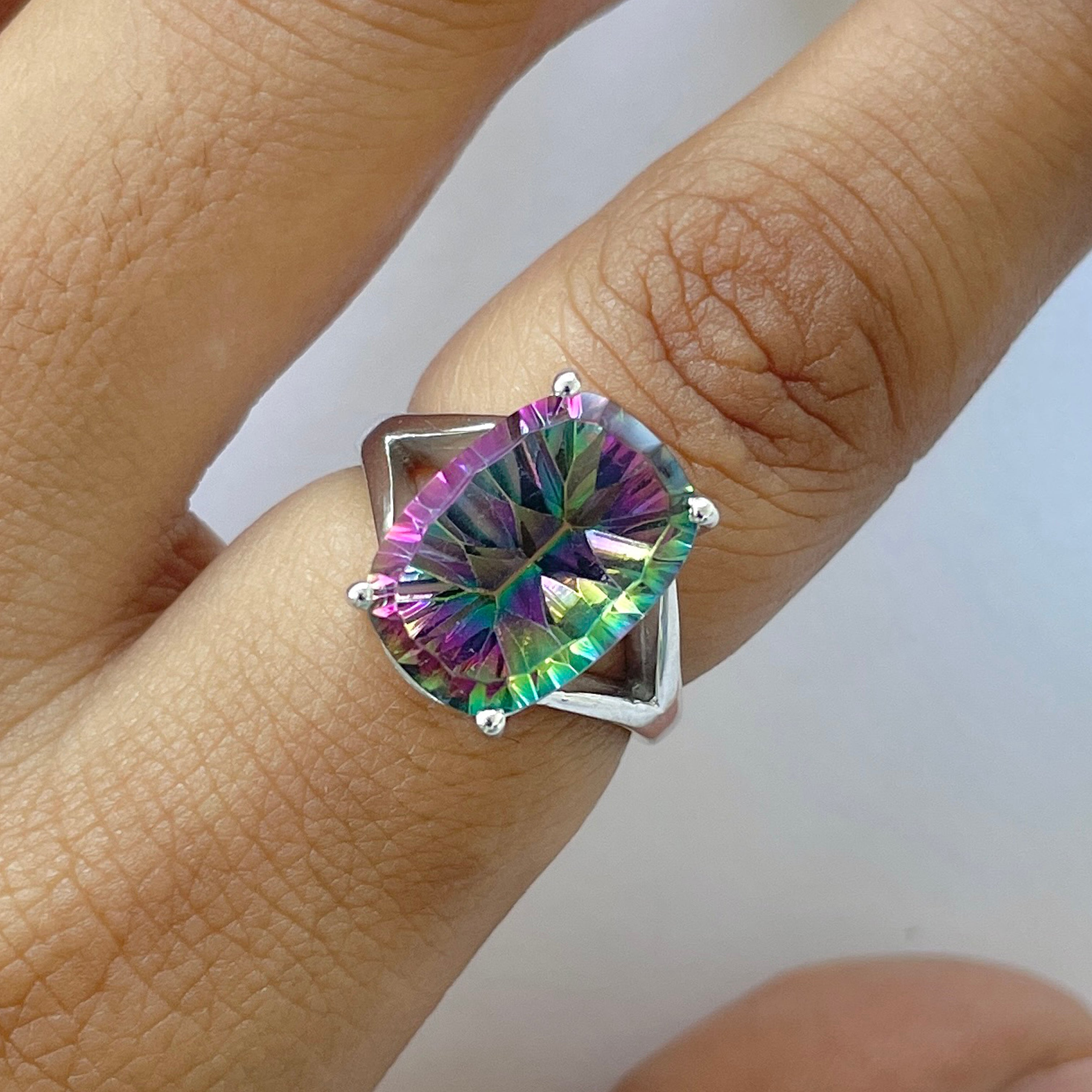 Mystic Topaz Ring-(MST-RDR-2119.)