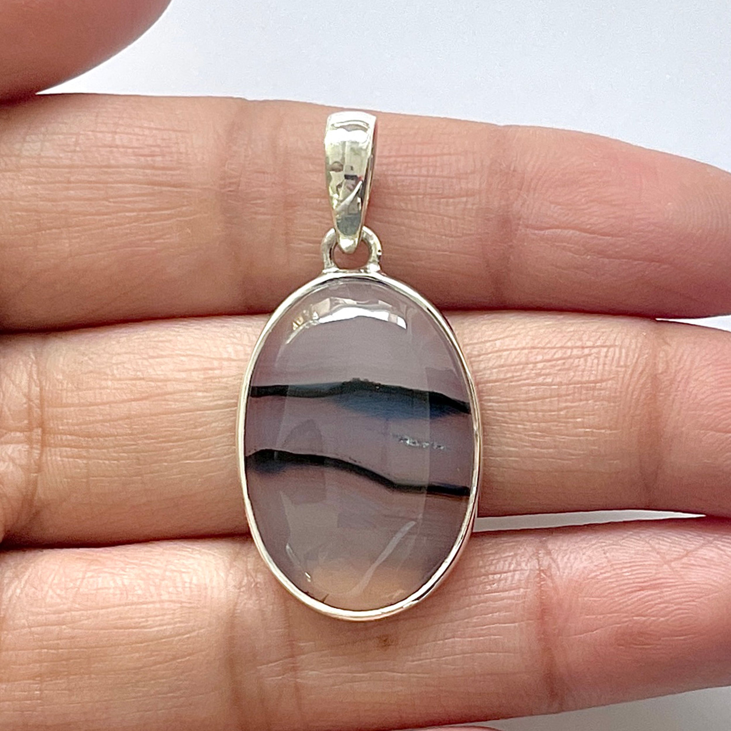 Montana Agate Pendant-(MTA-1-12)