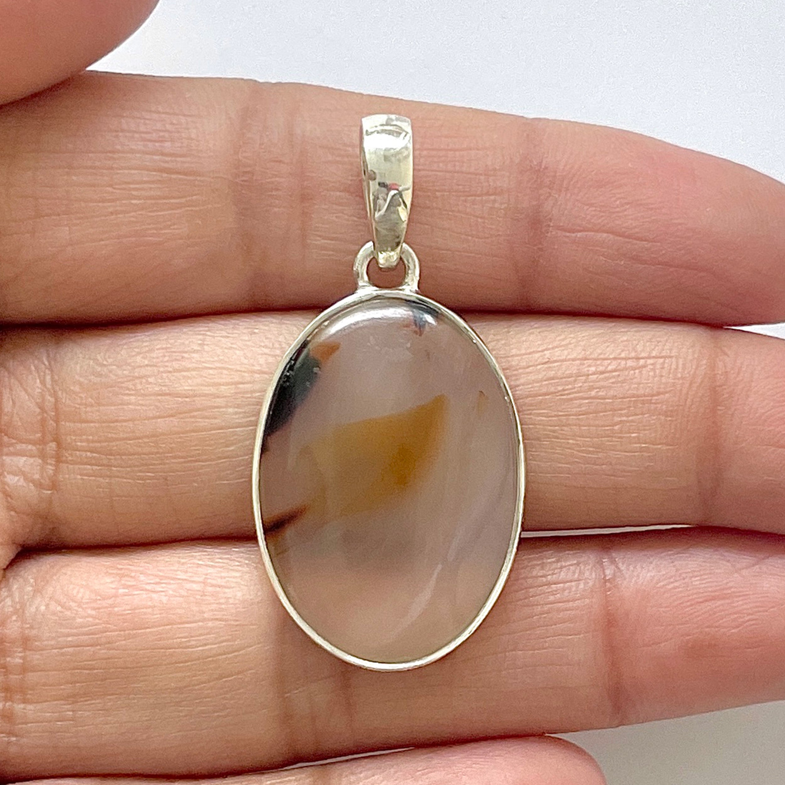 Montana Agate Pendant-(MTA-1-19)
