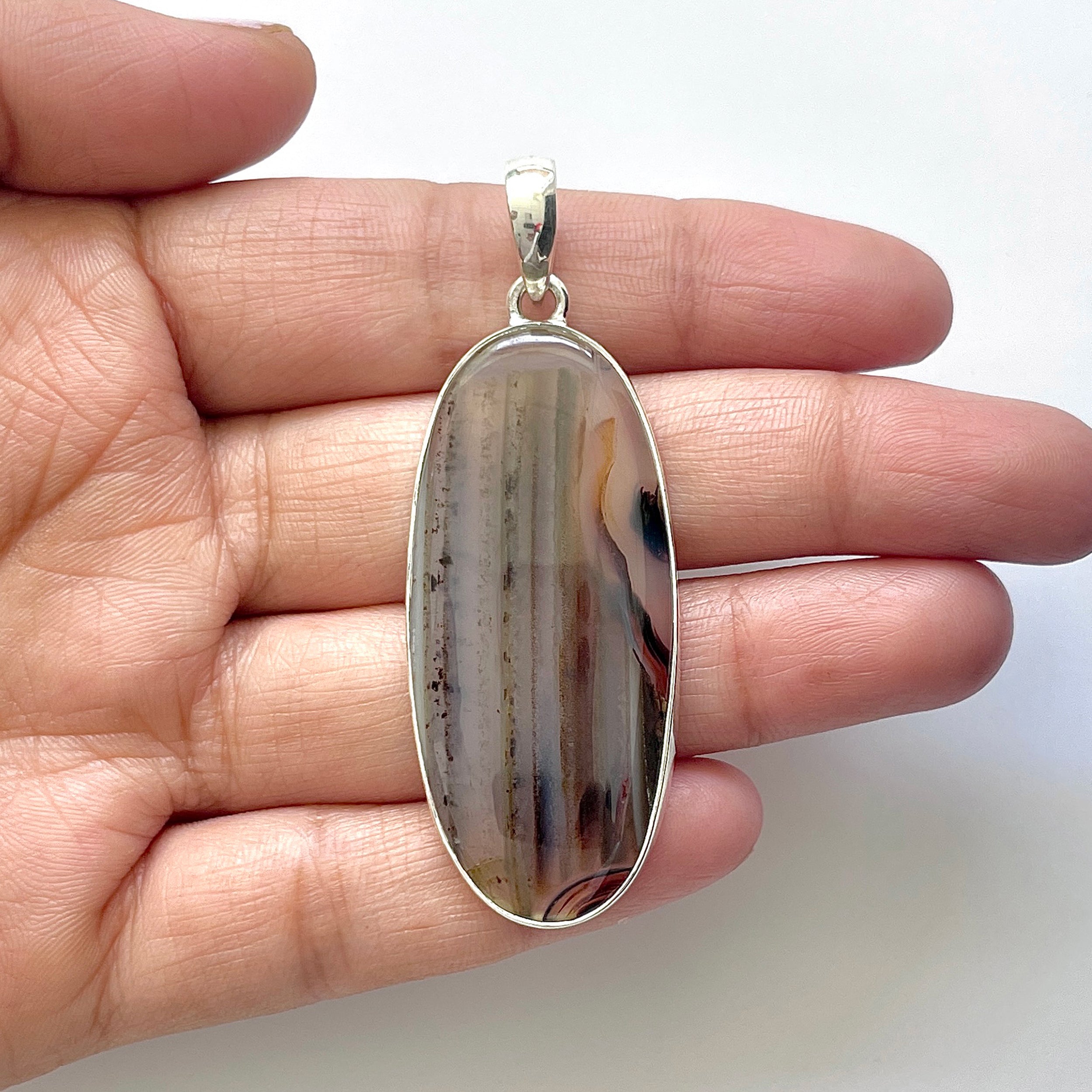 Montana Agate Pendant-(MTA-1-25)