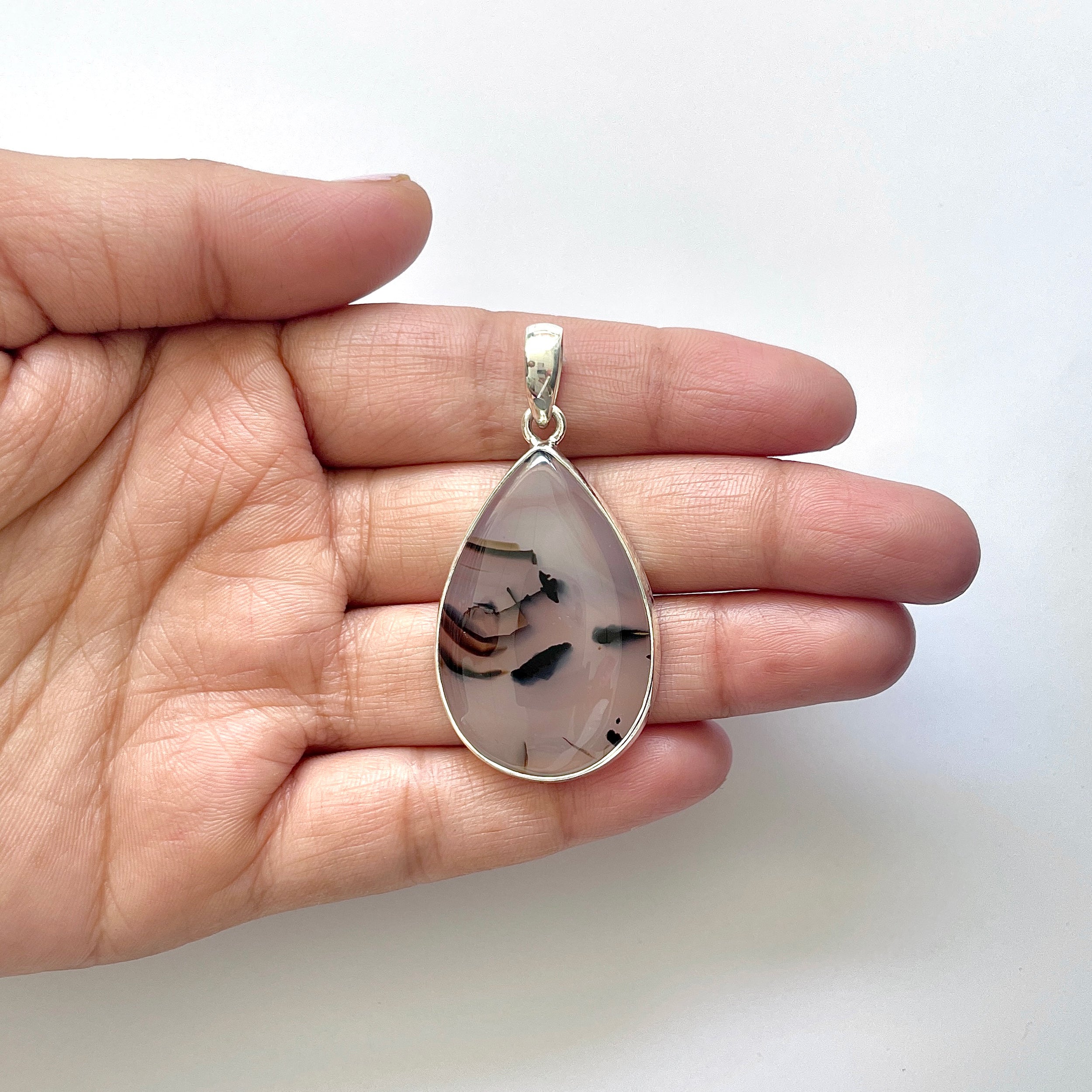 Montana Agate Pendant-(MTA-1-27)