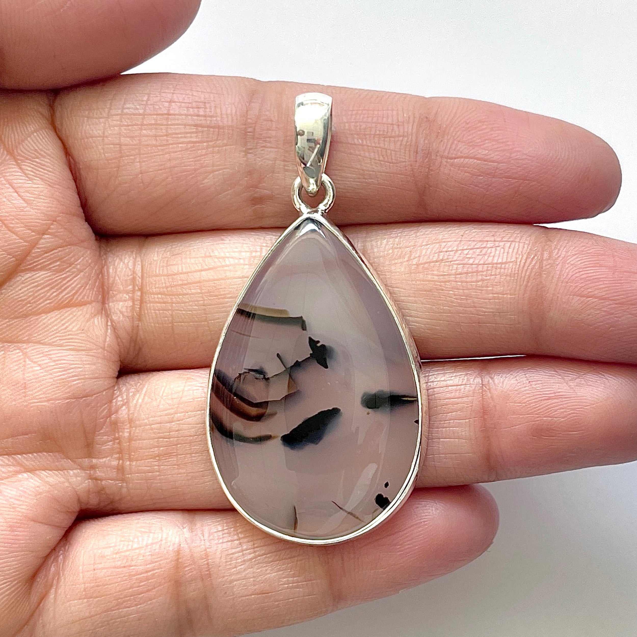 Montana Agate Pendant-(MTA-1-27)