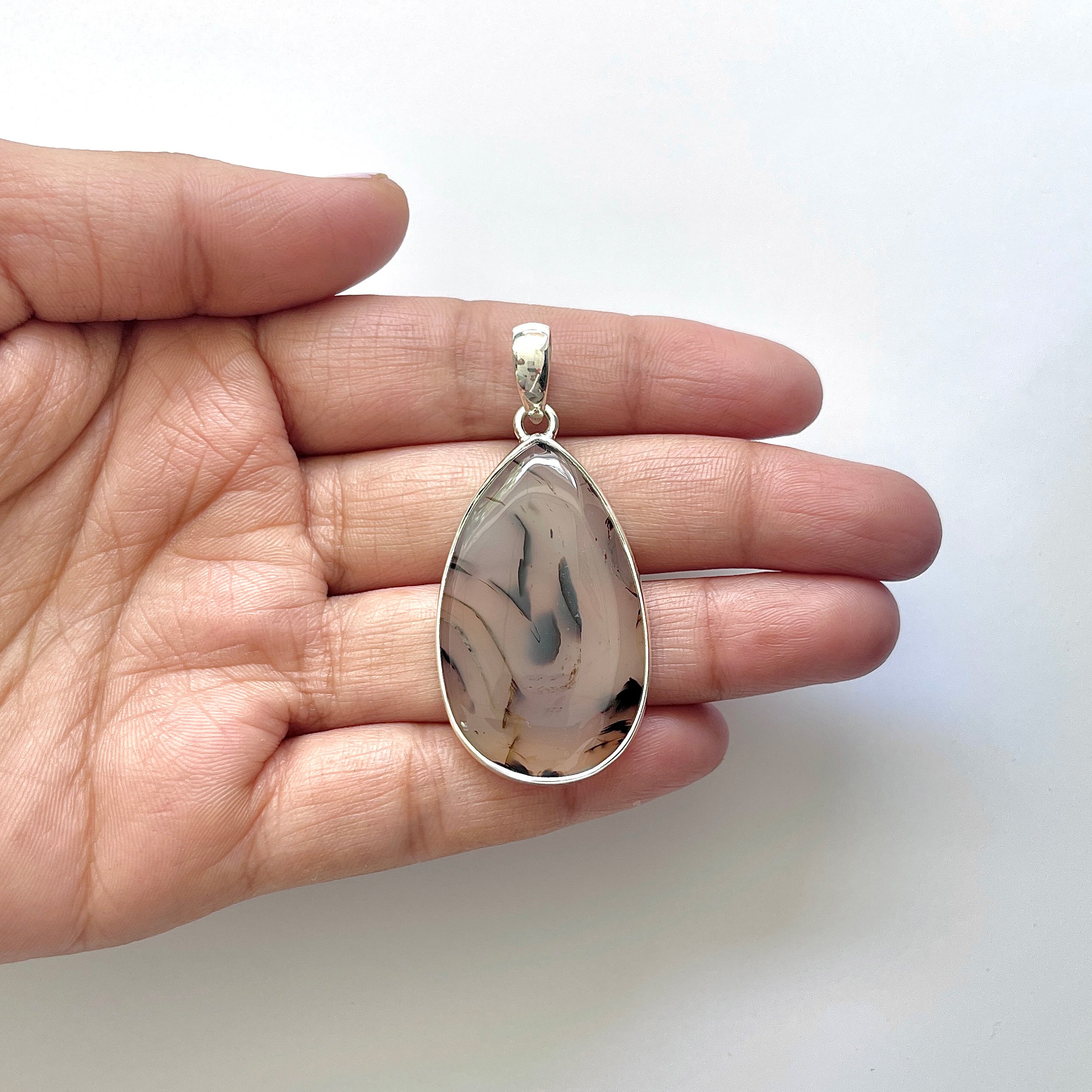 Montana Agate Pendant-(MTA-1-28)