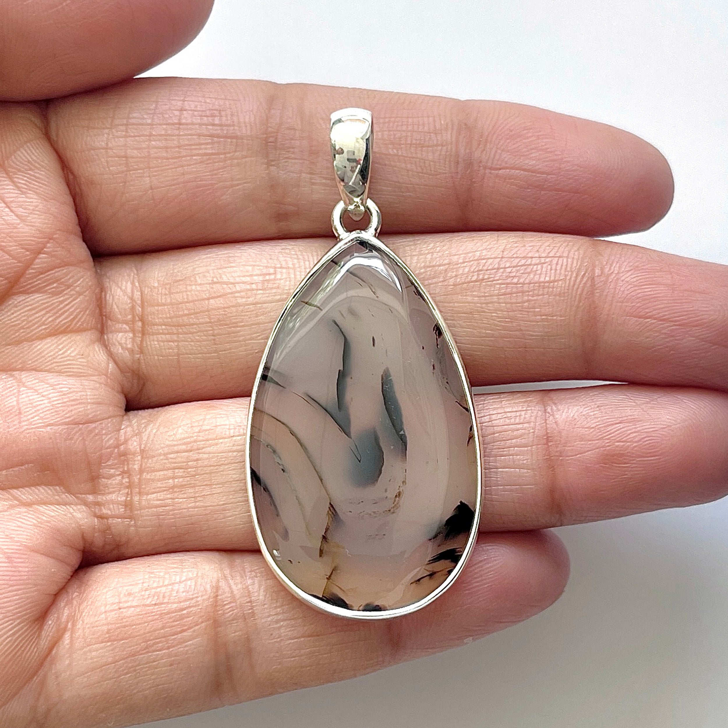 Montana Agate Pendant-(MTA-1-28)