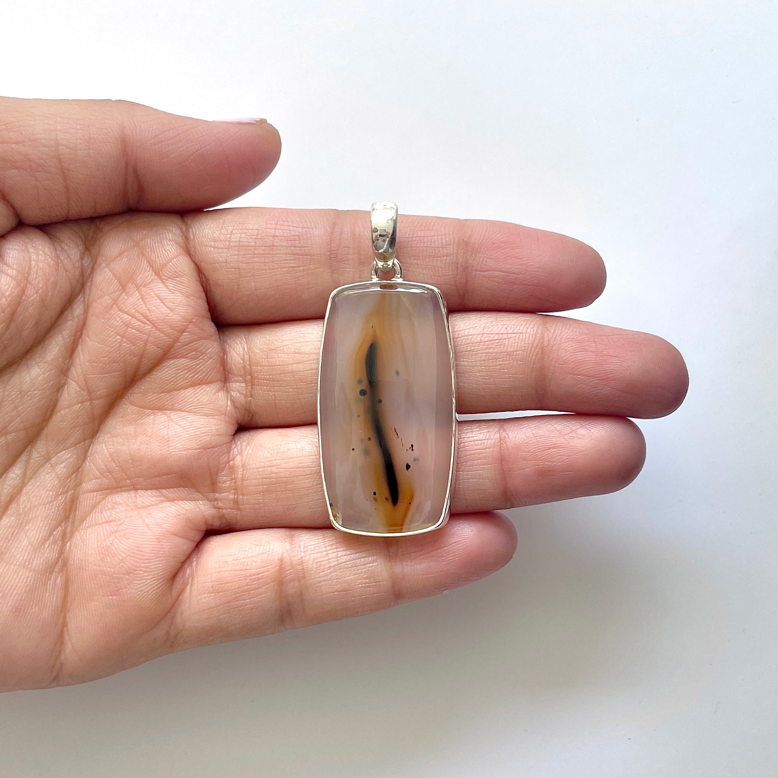 Montana Agate Pendant-(MTA-1-30)