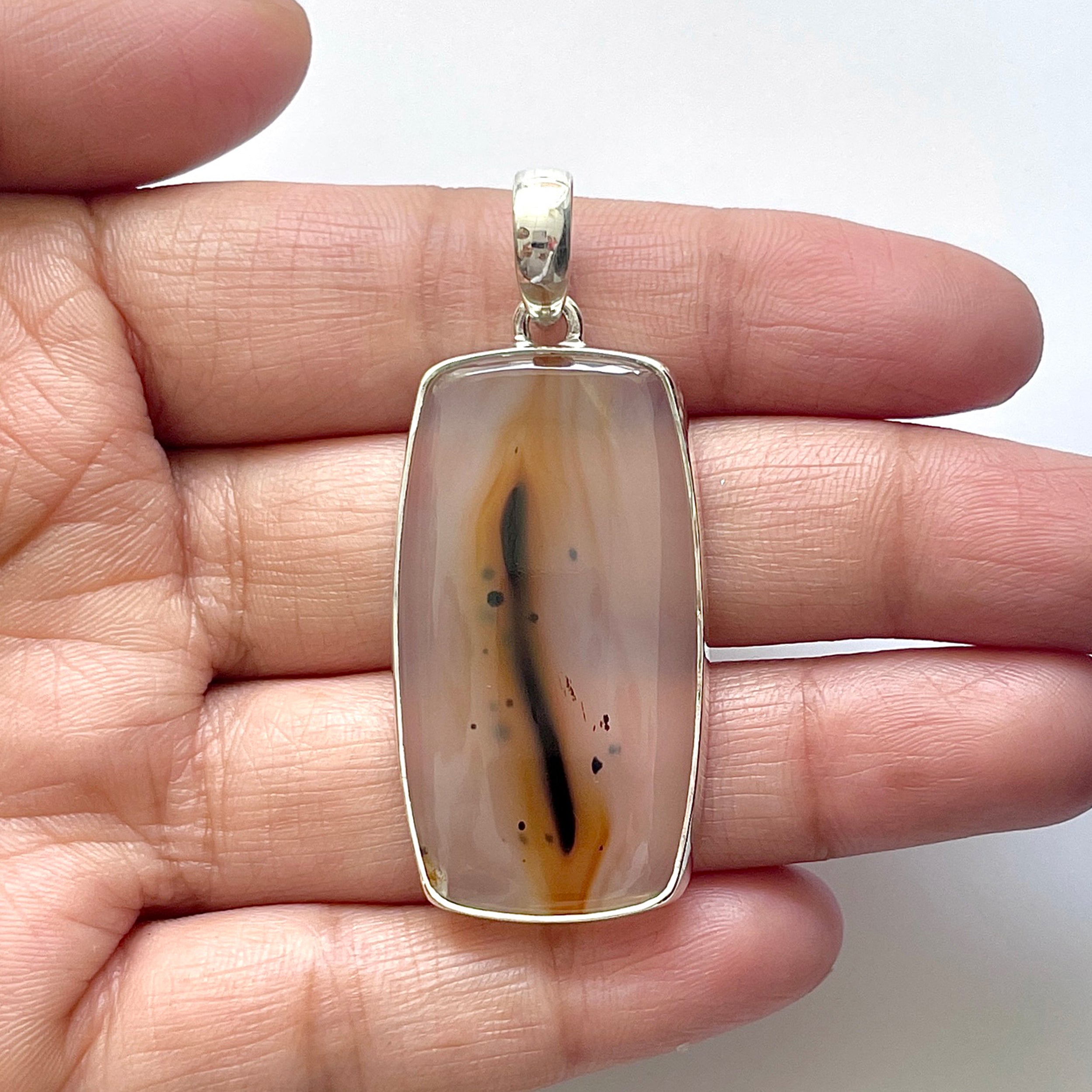 Montana Agate Pendant-(MTA-1-30)