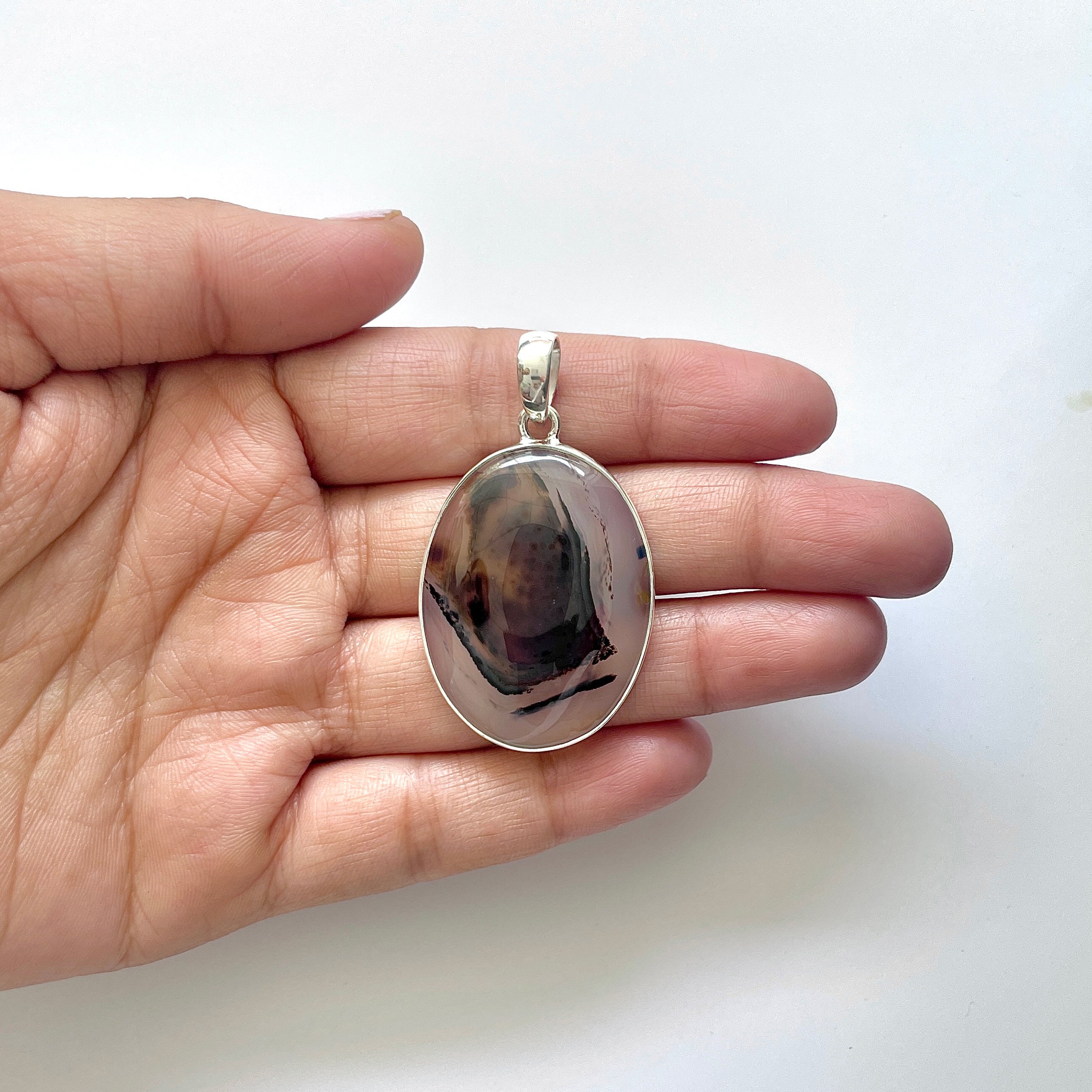 Montana Agate Pendant-(MTA-1-35)