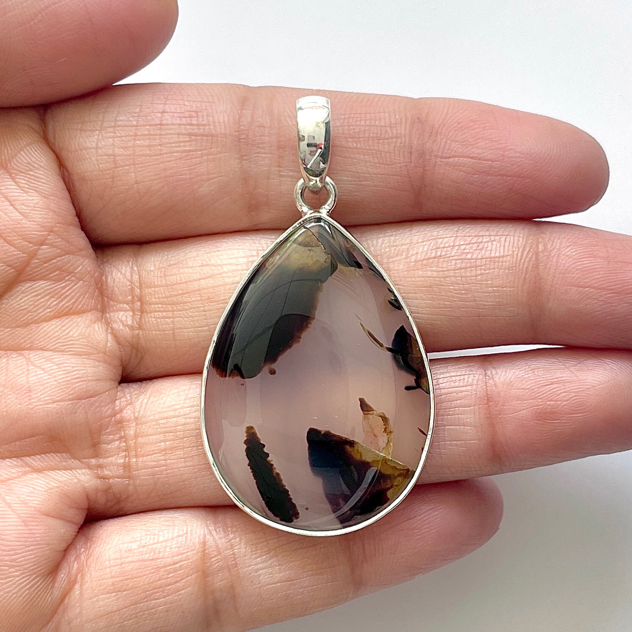 Montana Agate Pendant-(MTA-1-36)